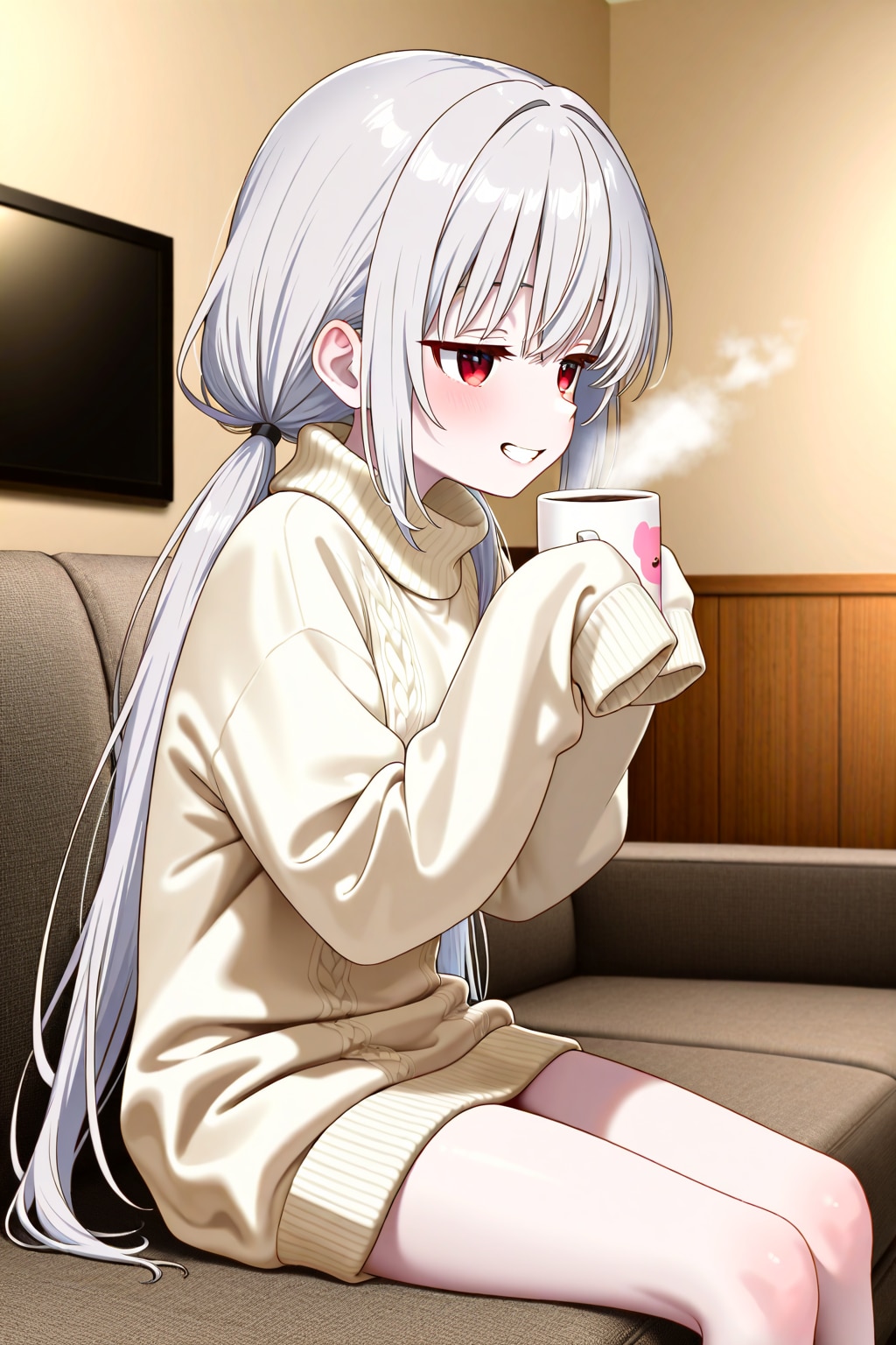 うちの子萌え袖セーター