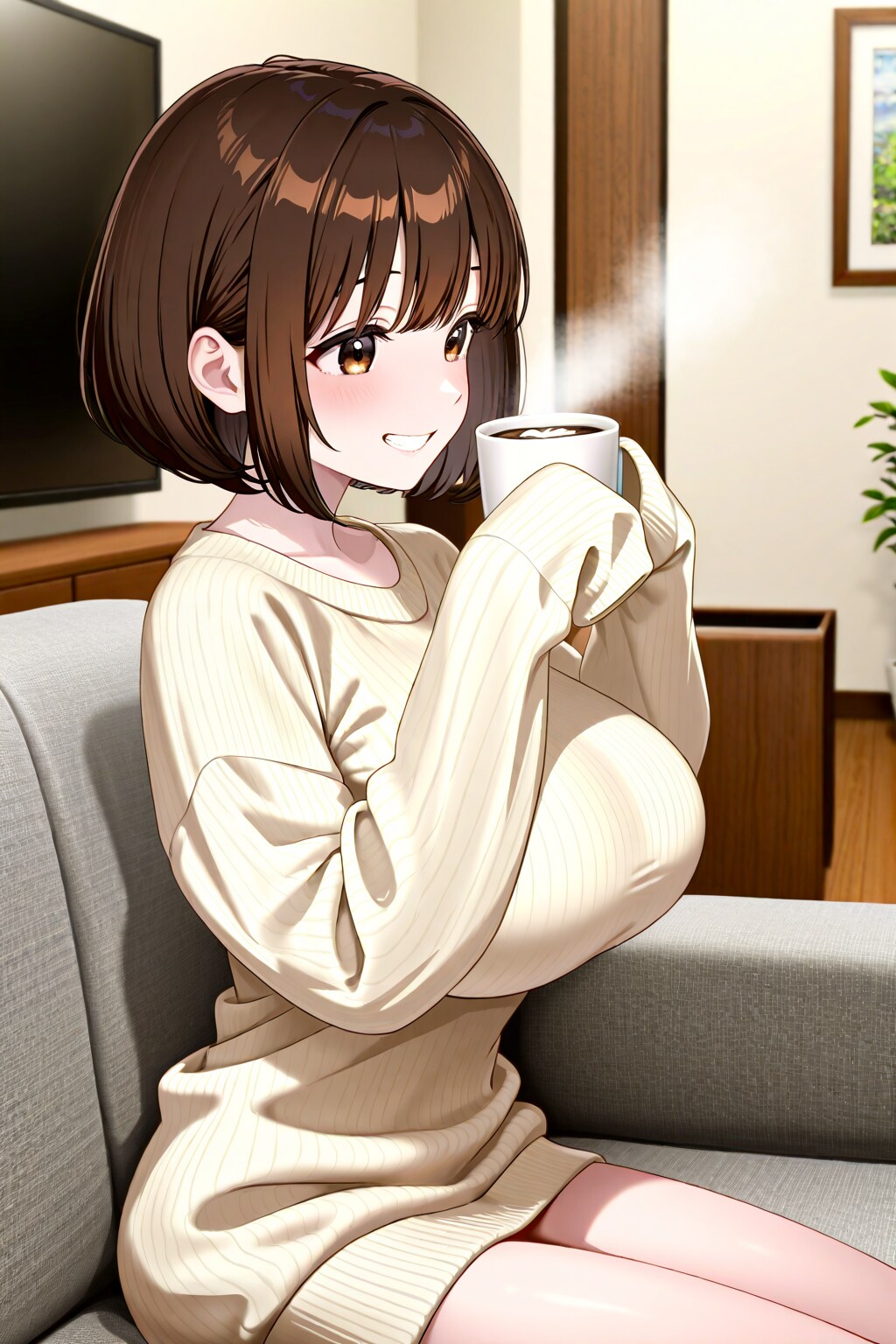 うちの子萌え袖セーター