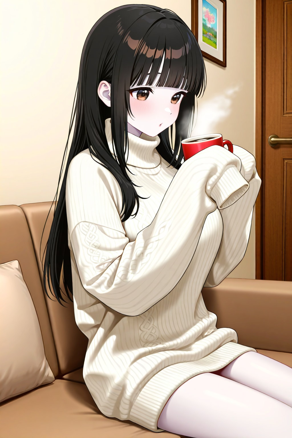 うちの子萌え袖セーター