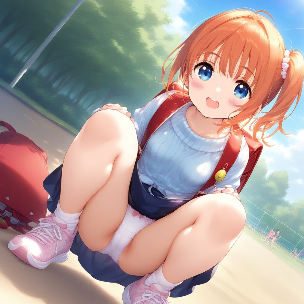 公園で遊ぶ