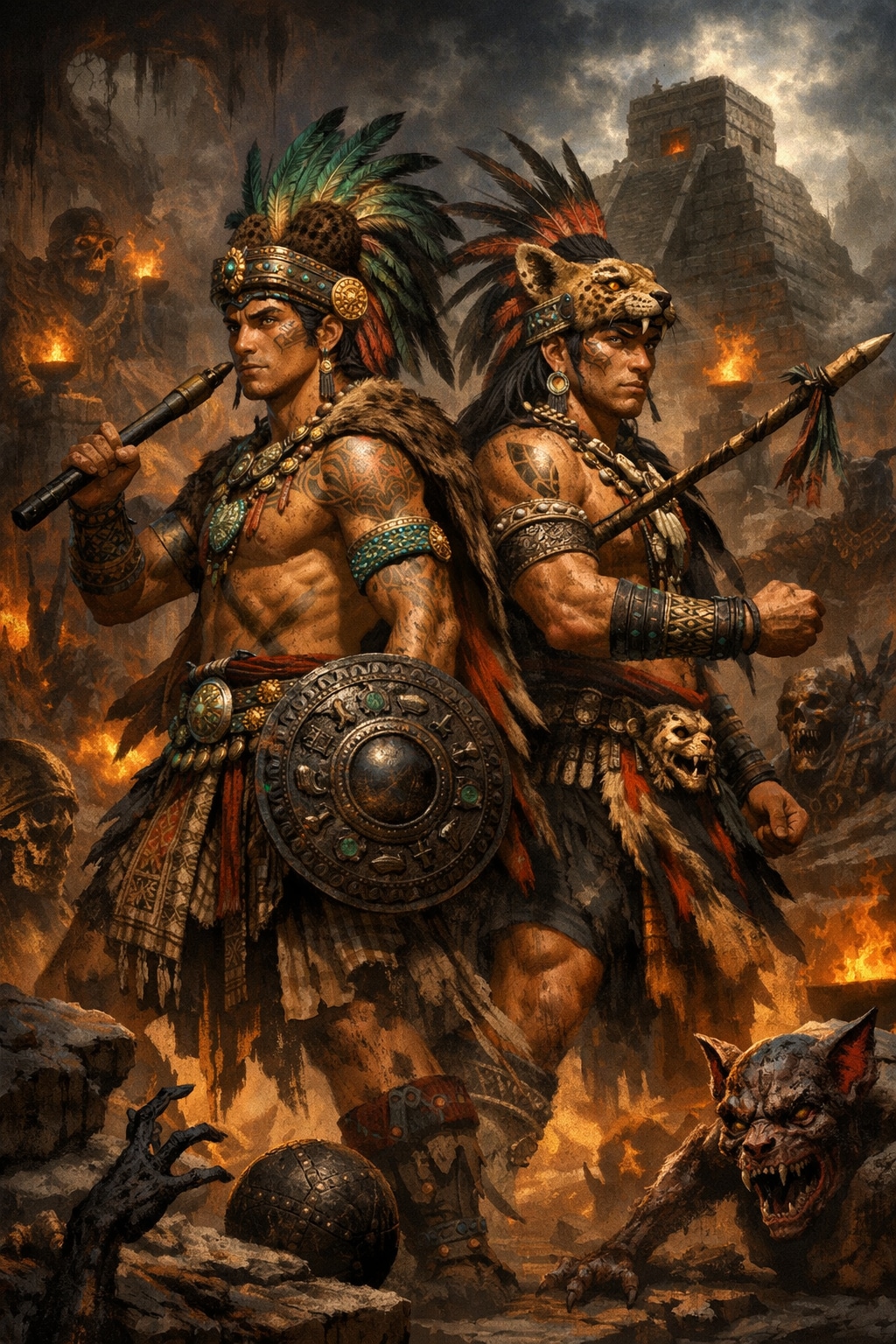 英雄双子フンアフプーとイシュバランケー