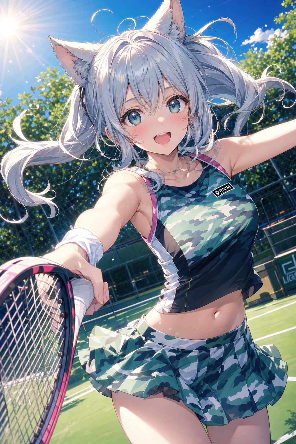 テニスするよ🐺🎾
