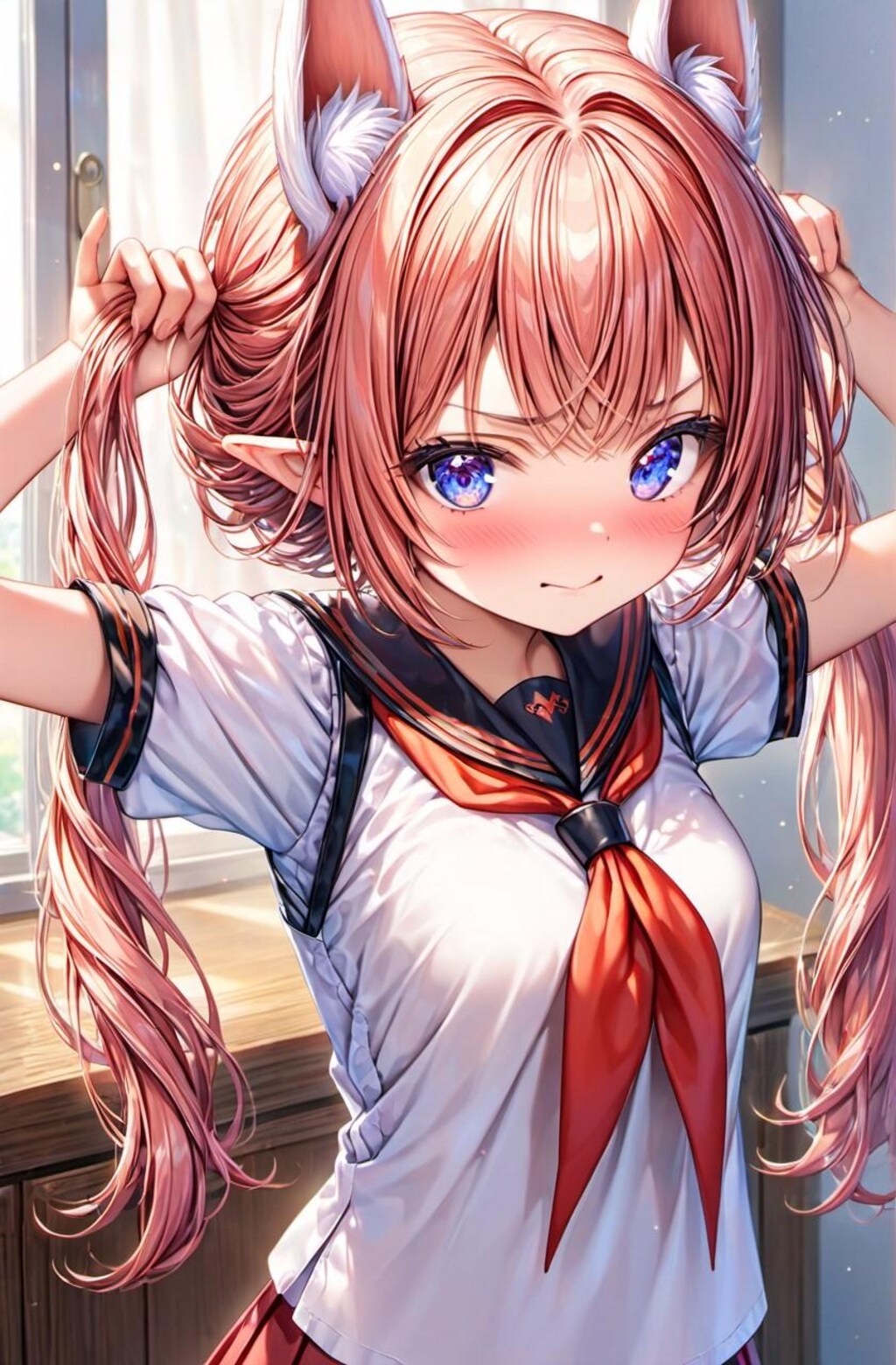 うさ耳ツインテ