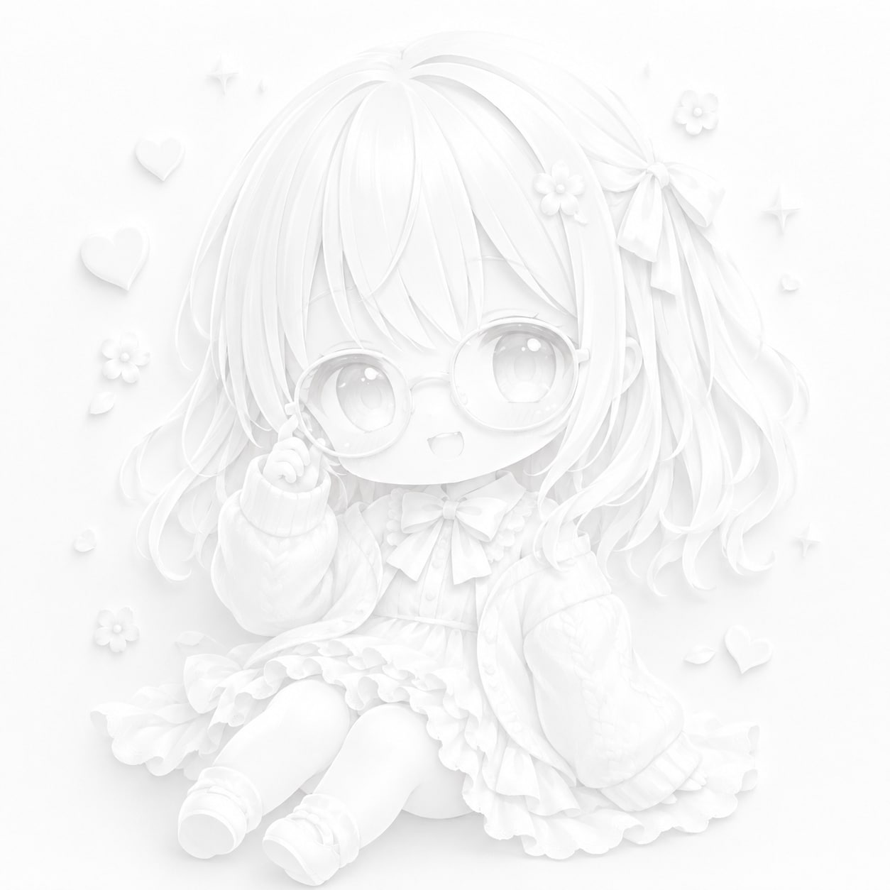 白コレ✨