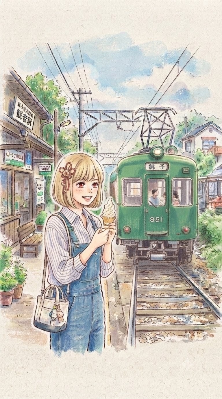 田舎電車 | の人気AIイラスト・グラビア