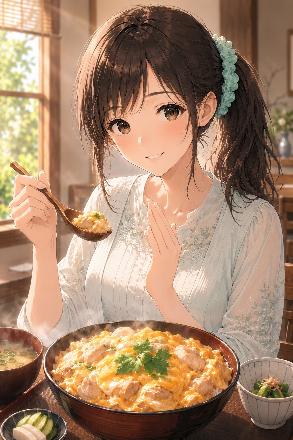 親子丼いただきます