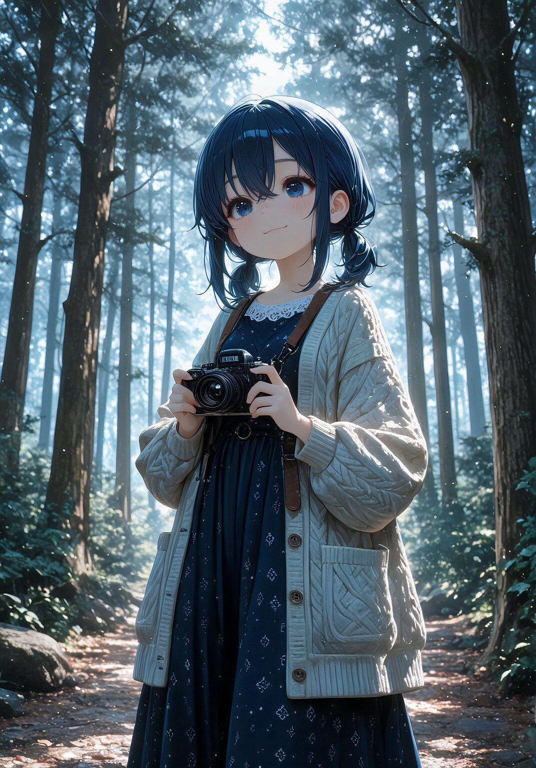 森ガールと一眼レフ