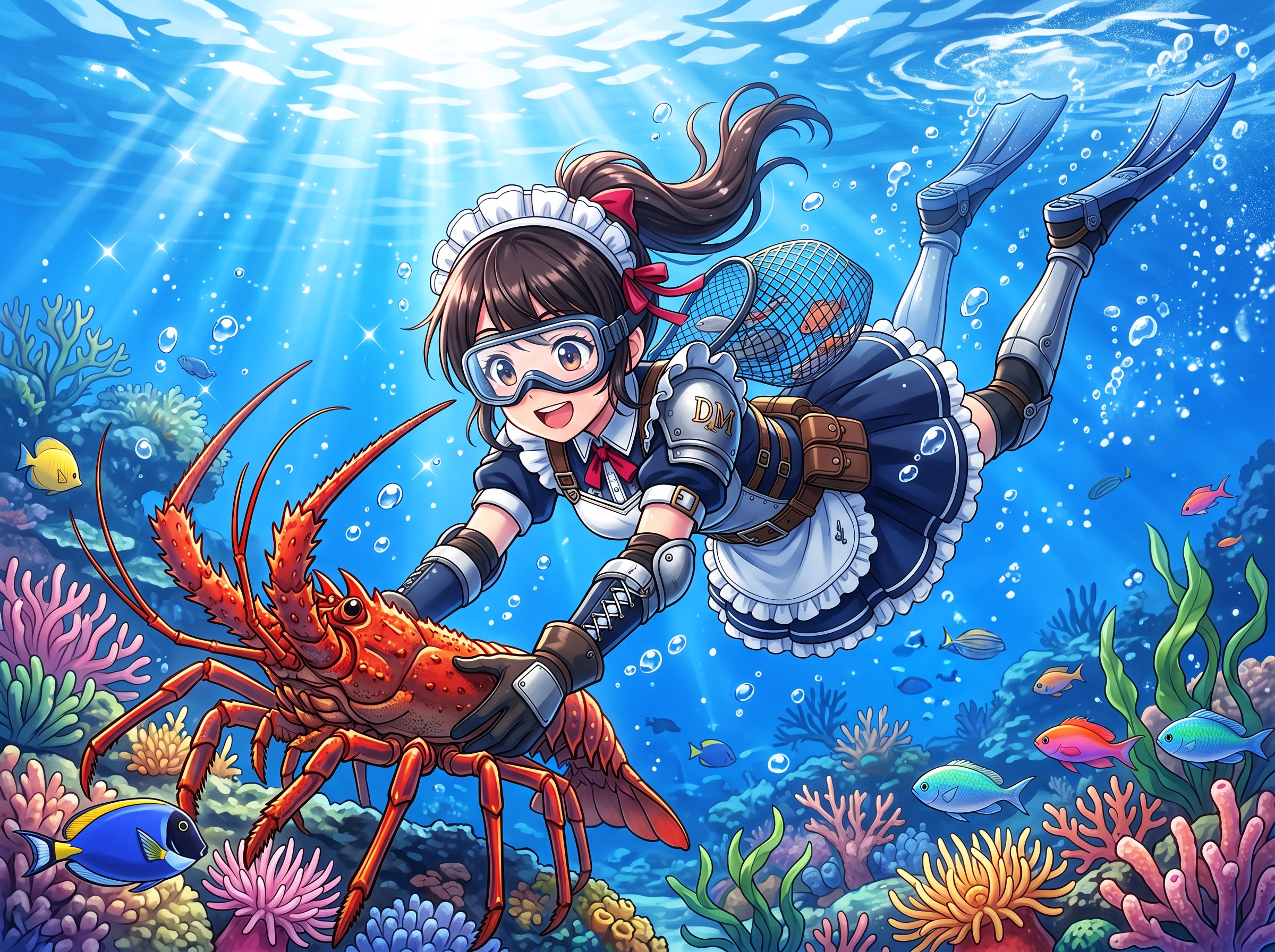 アーマー海女メイド | の人気AIイラスト・グラビア