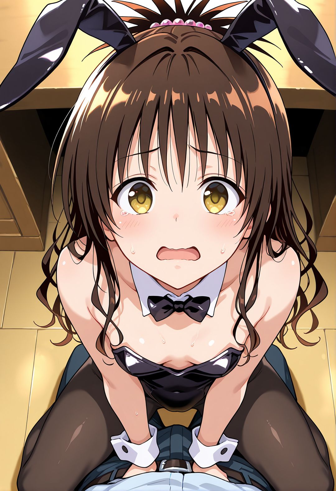 バニー美柑の仰け反り絶頂