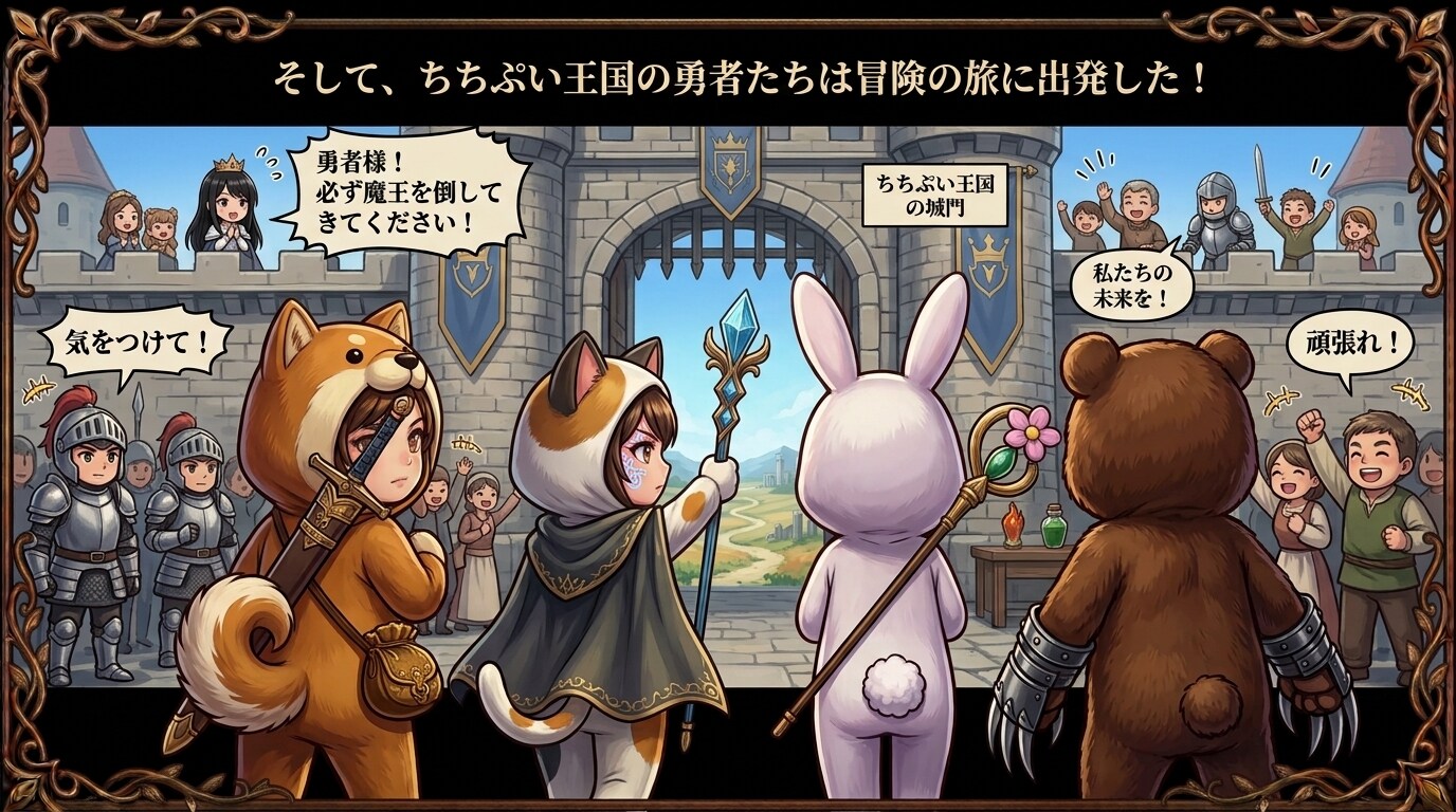 【KIGURUMI QUEST＃１３】旅立ち | の人気AIイラスト・グラビア