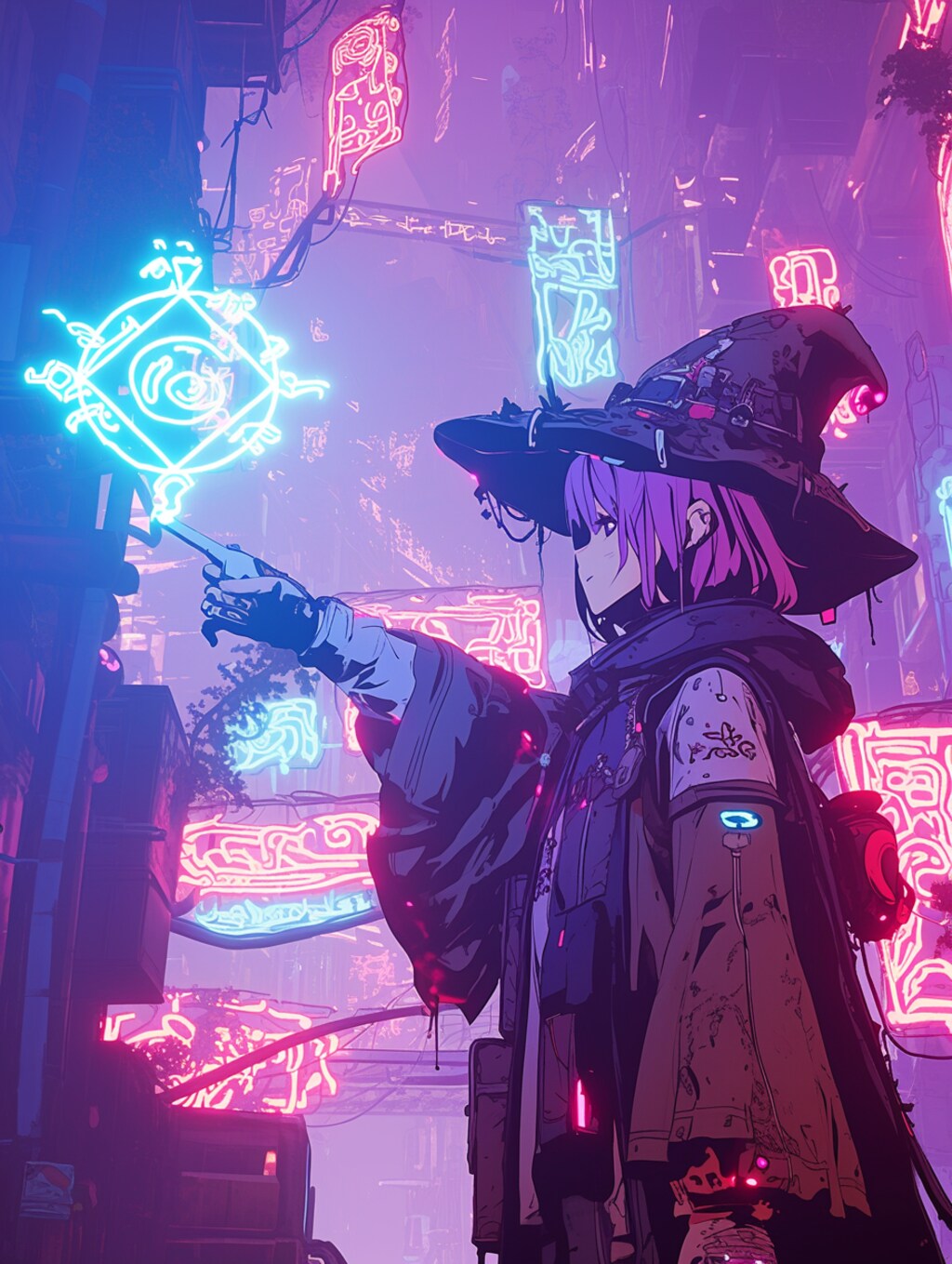 魔法使い✖️サイバーパンク_(5枚)