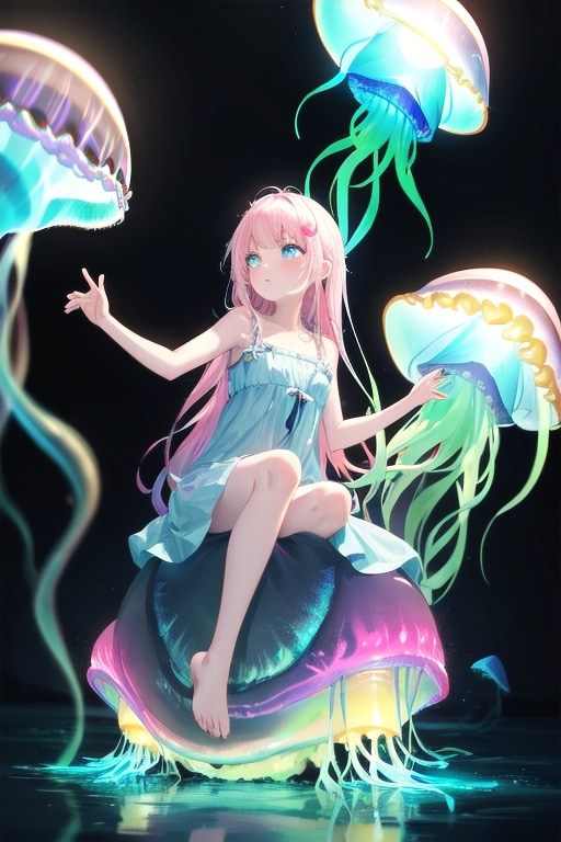 海月と共に揺蕩う | の人気AIイラスト・グラビア