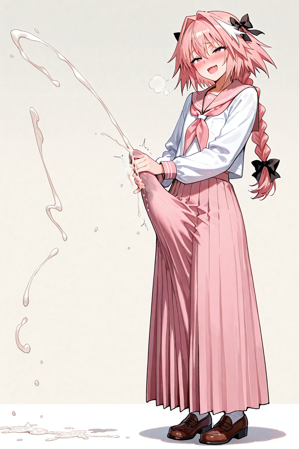 Astolfo's big and massive ejaculation