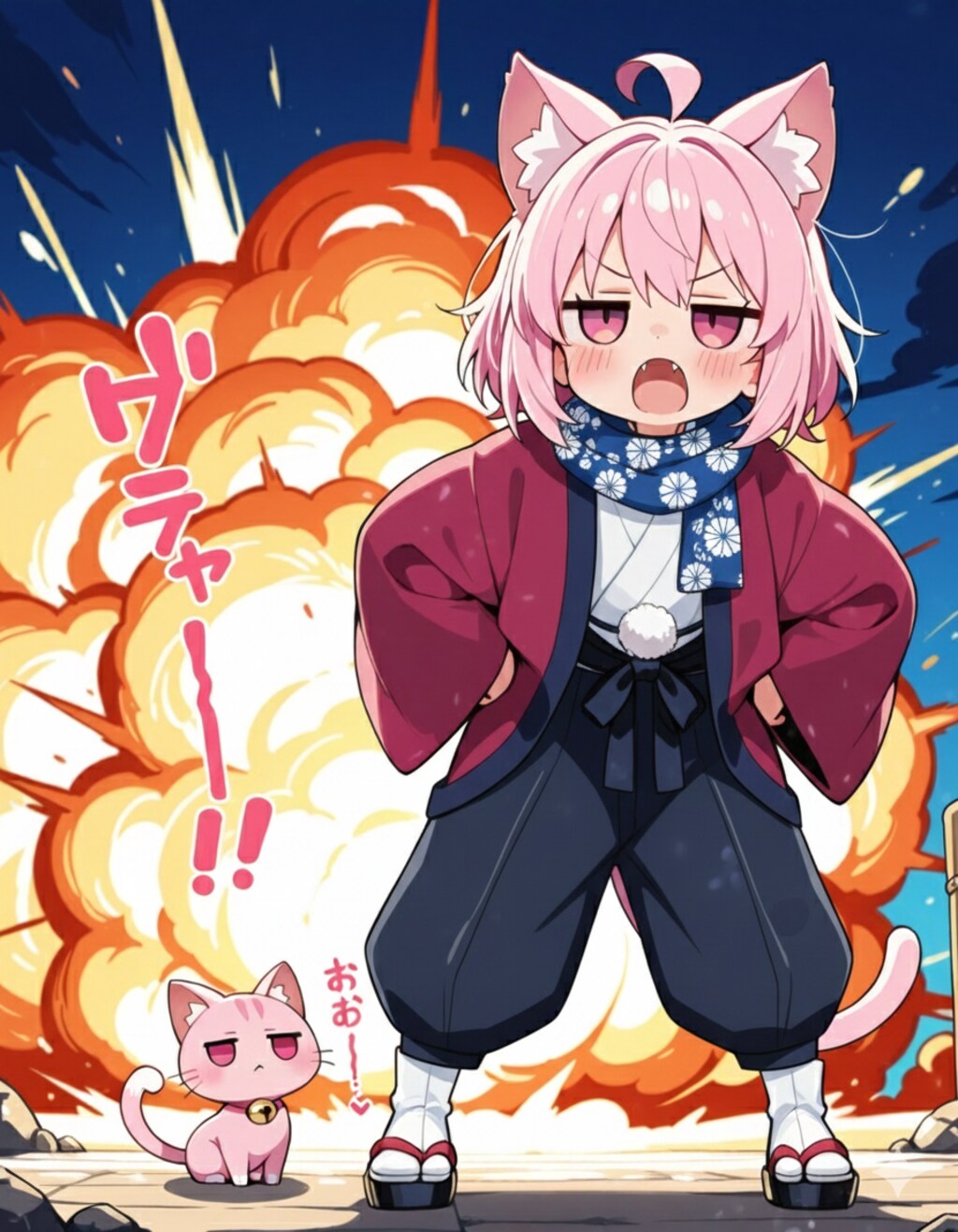 オイ！！作者！！これが豪華にゃ衣装にゃのかっ！？💢