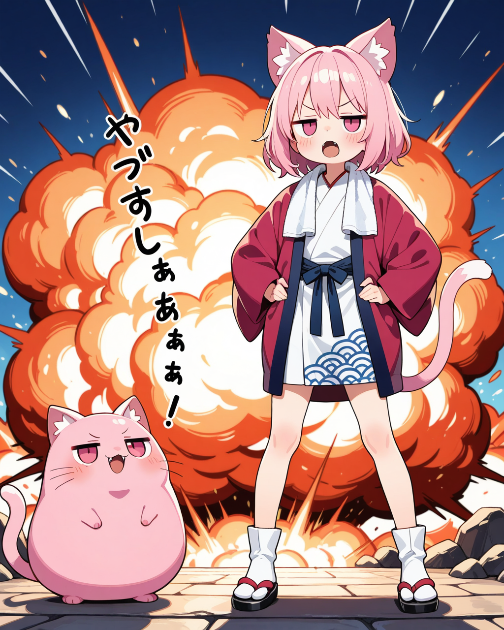 オイ！！作者！！これが豪華にゃ衣装にゃのかっ！？💢