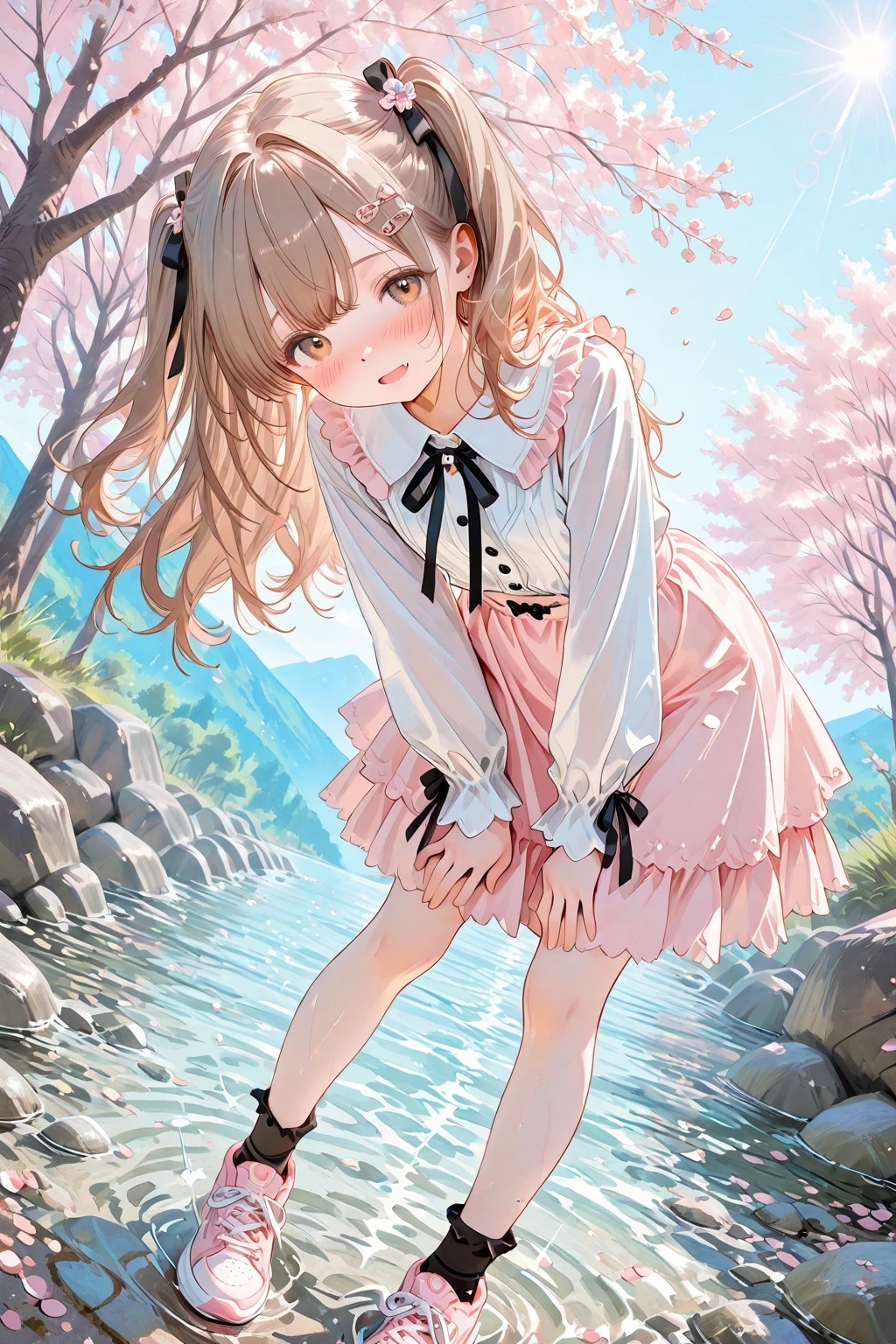 春のガーリーファッション