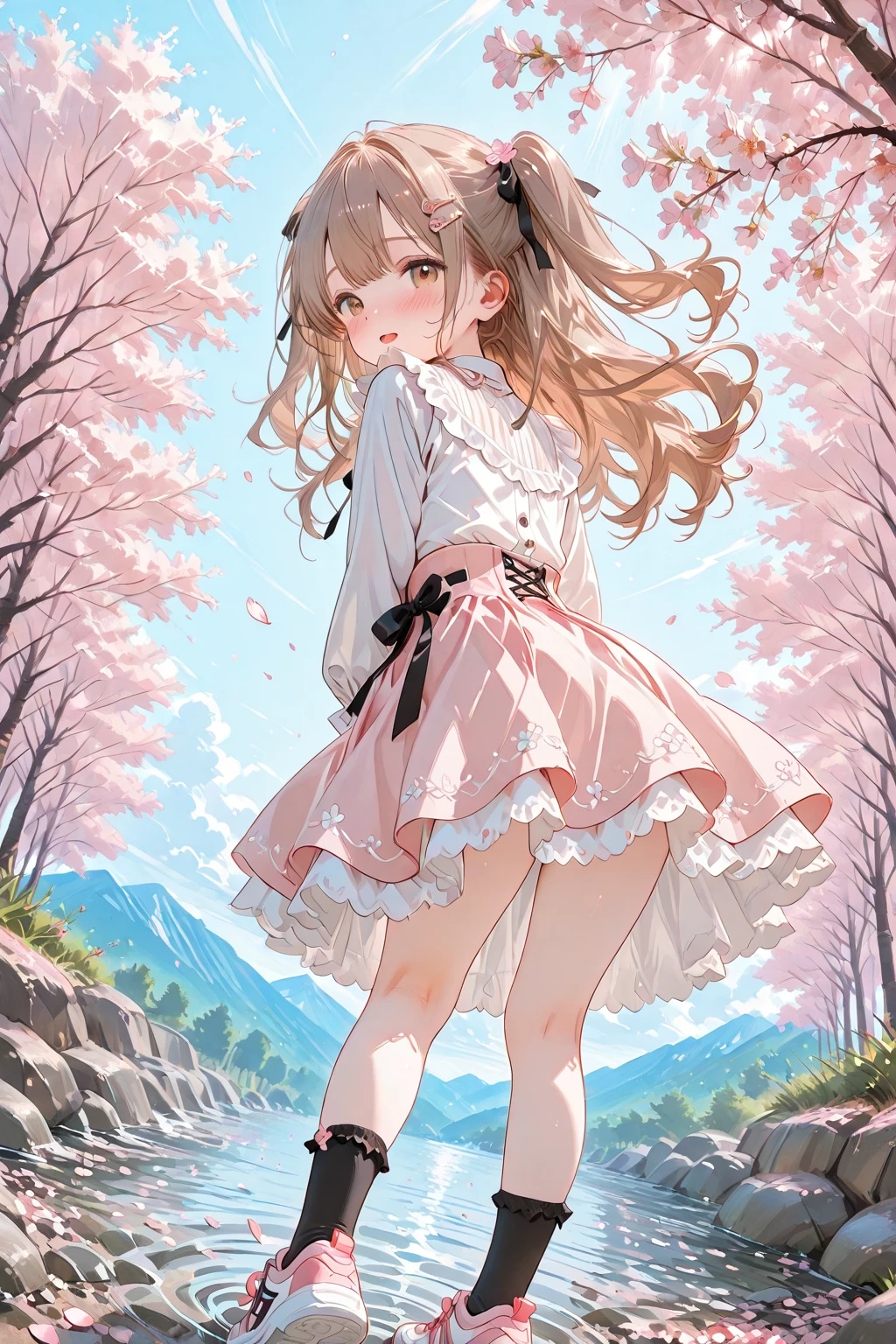 春のガーリーファッション