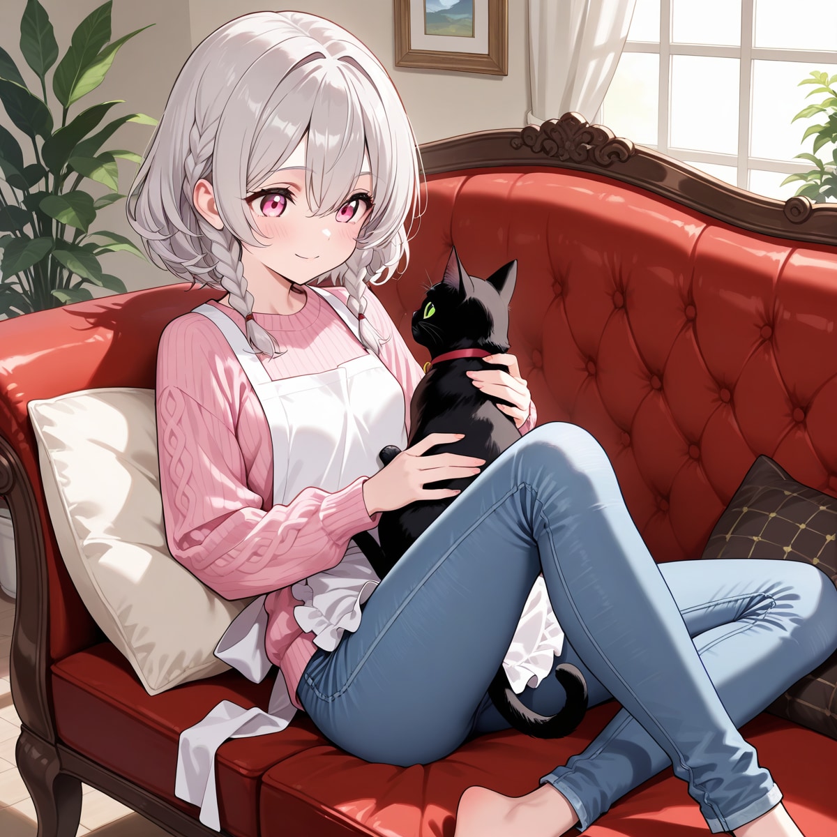 銀髪の子のお母さん | の人気AIイラスト・グラビア