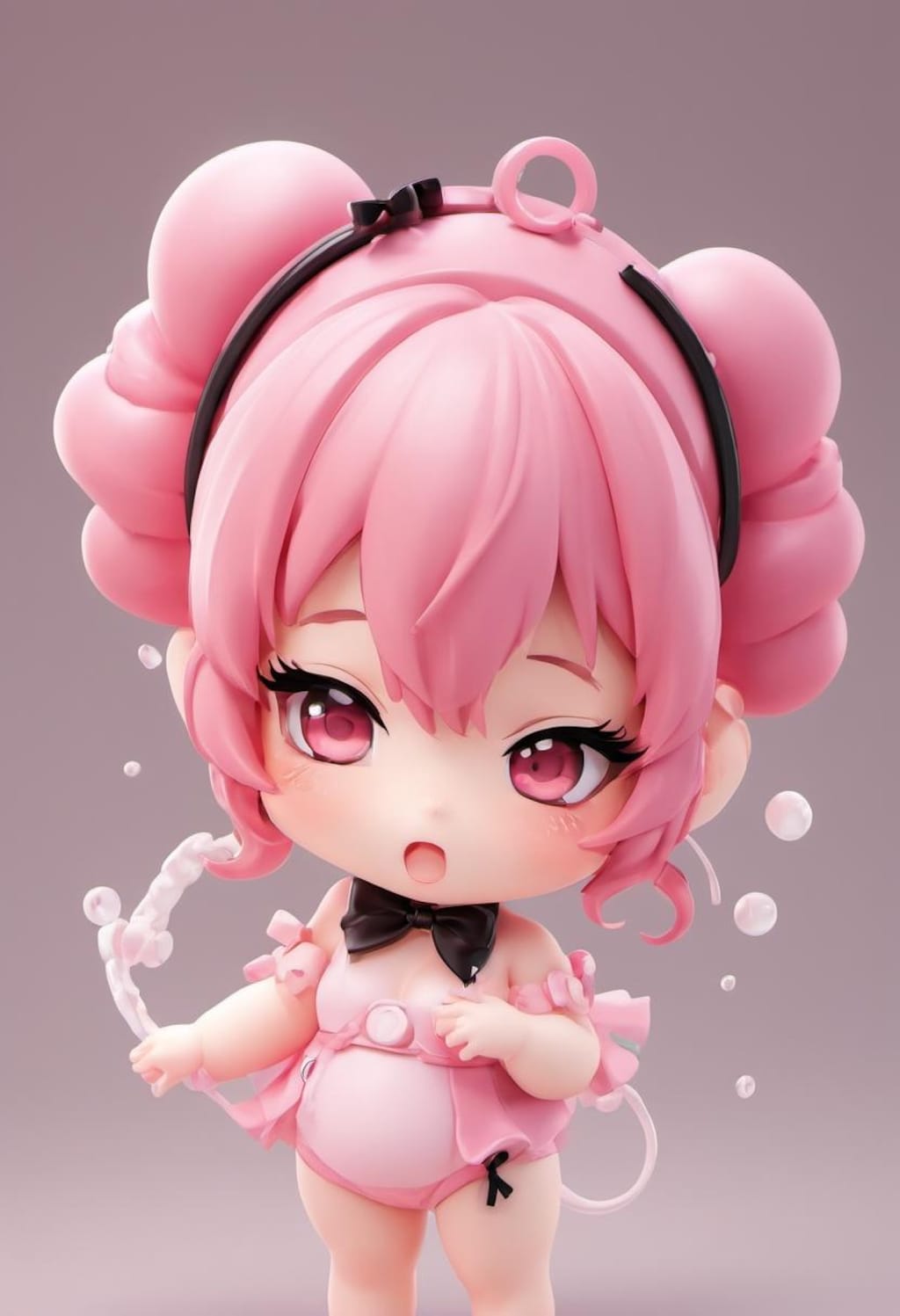 SDフィギュア化（桃髪）