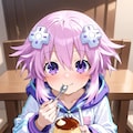 ネプテューヌ　食事 3枚目