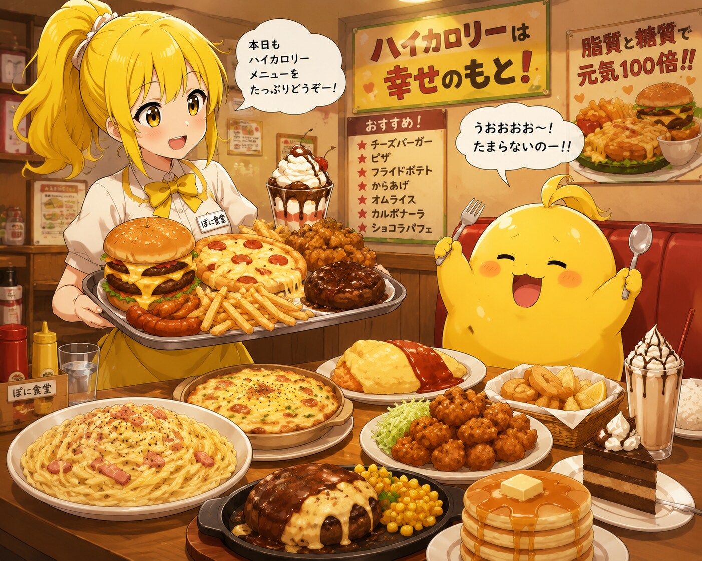 ハイカロリーで御持て成し | の人気AIイラスト・グラビア