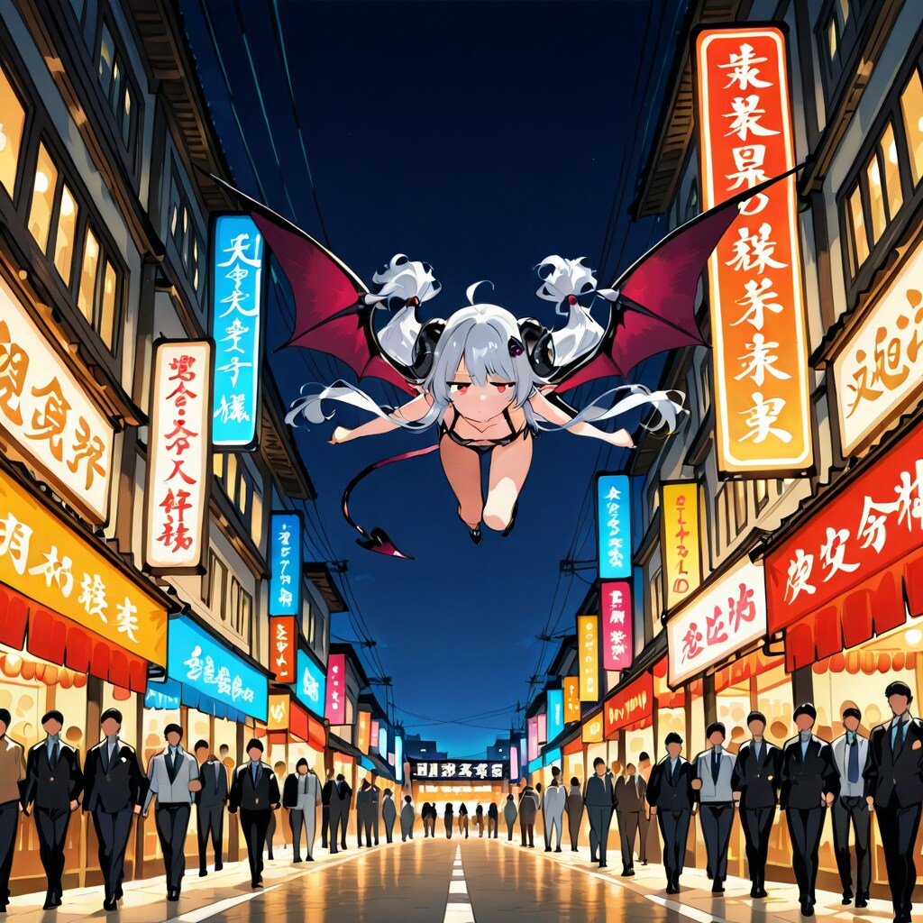 夜の町散歩