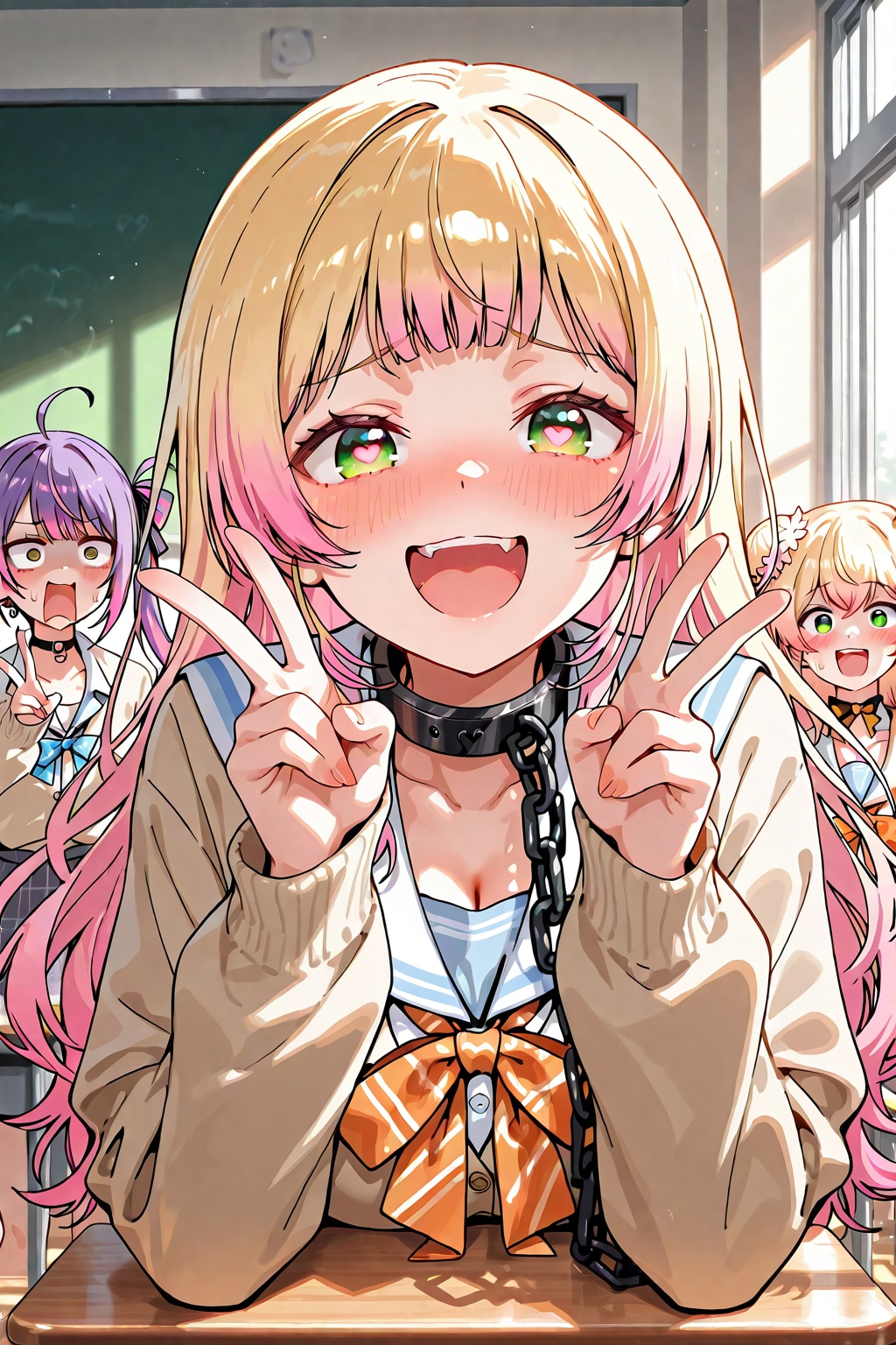 アハ！媚薬のお香学園中に撒きました！