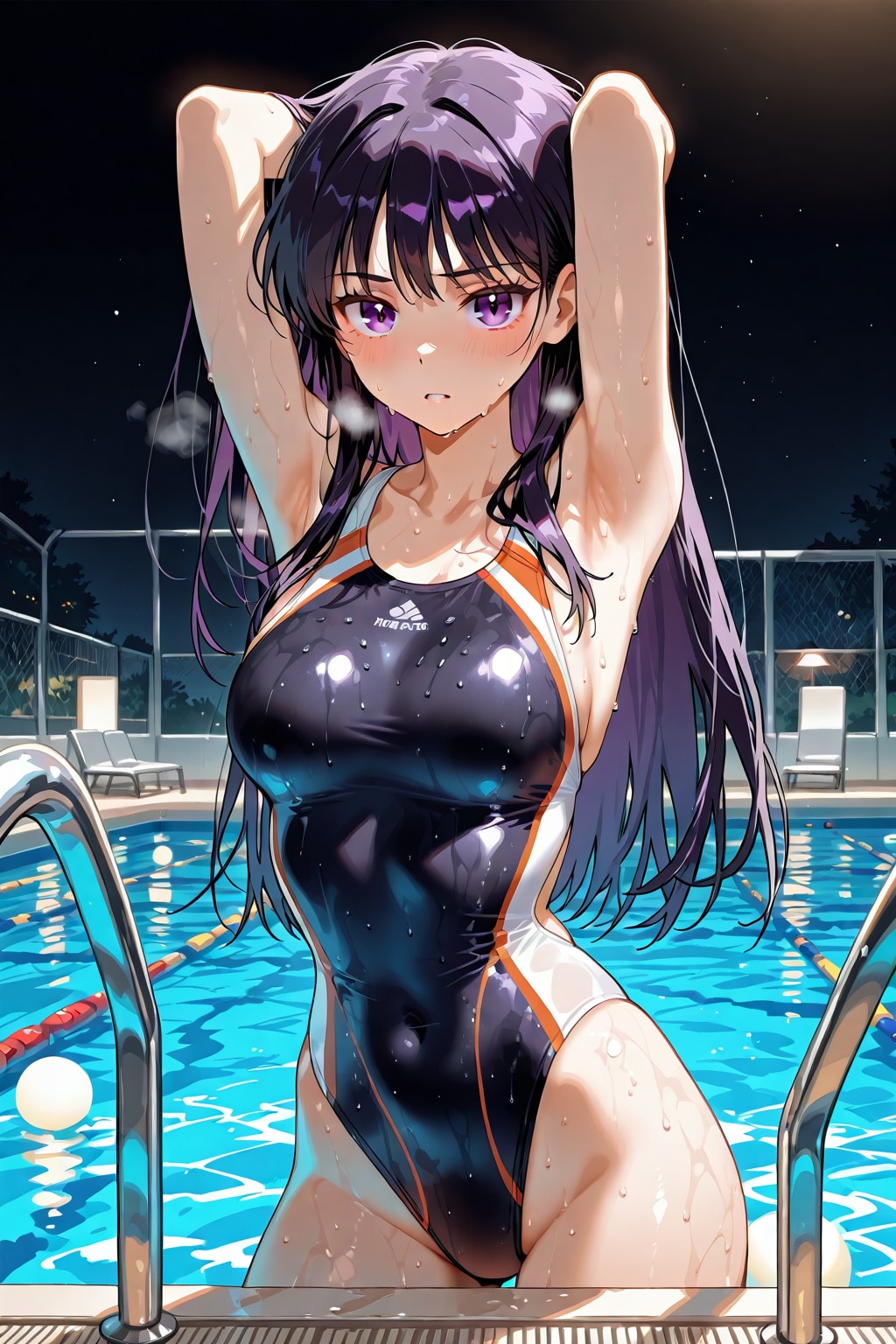 まだ泳ぐの?!