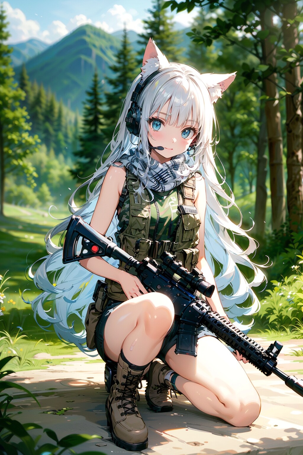 山岳地帯で行動する特殊部隊員の装備💥💥💥
