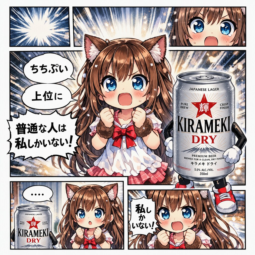 衝撃的な事実に気づいた小さな女の子