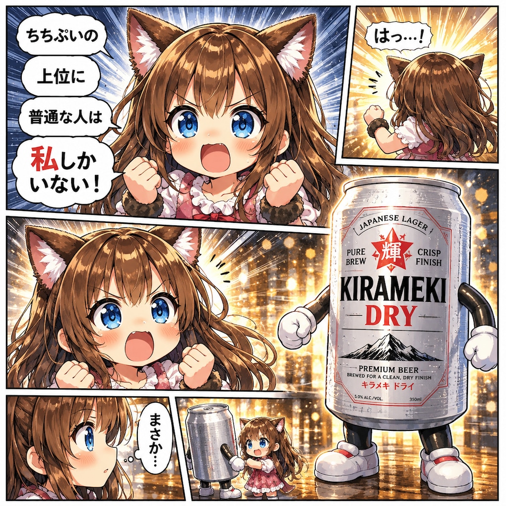 衝撃的な事実に気づいた小さな女の子