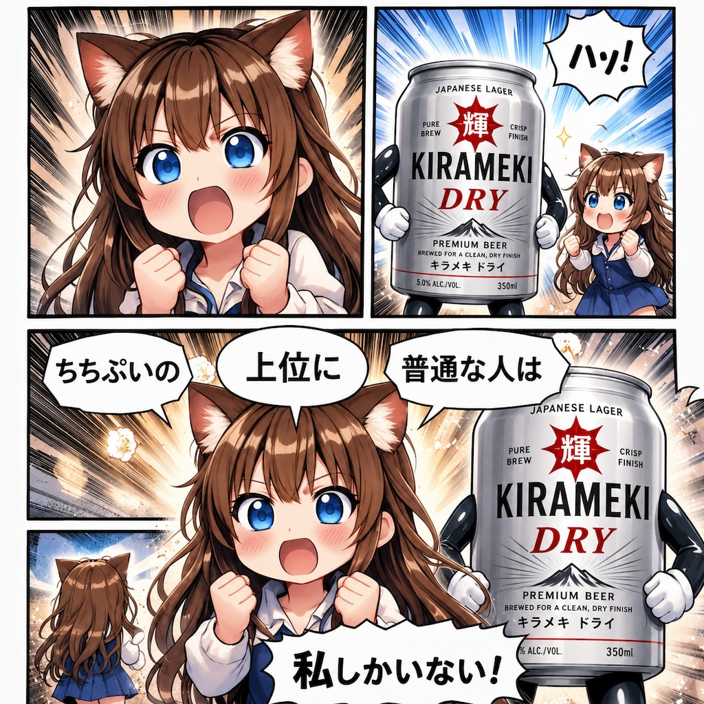衝撃的な事実に気づいた小さな女の子