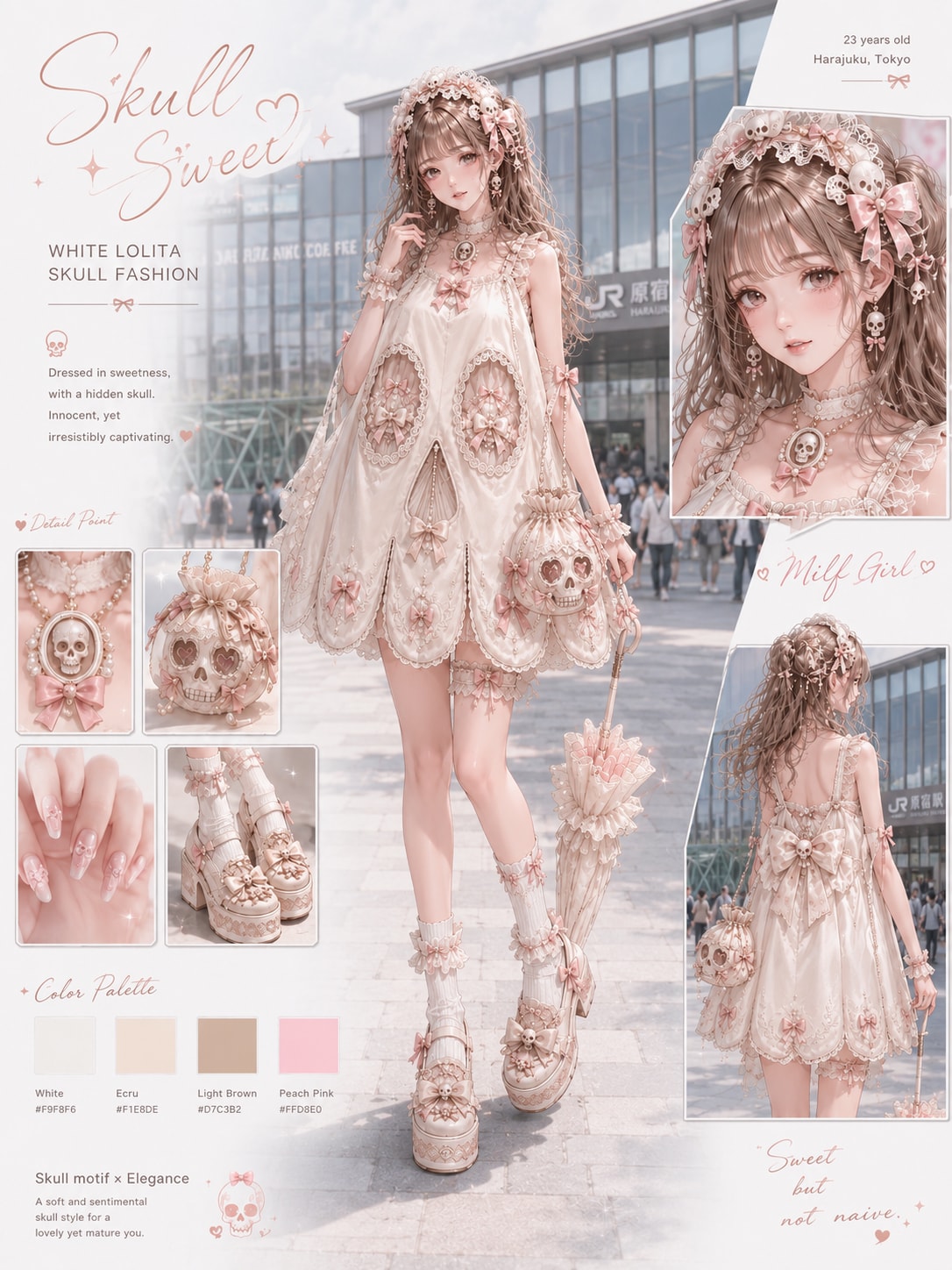 Skull Lolita in HARAJUKU