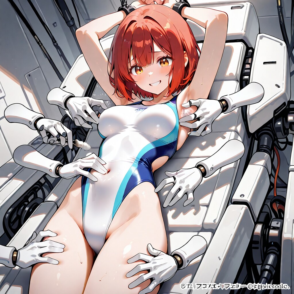 競泳水着 くすぐりその6