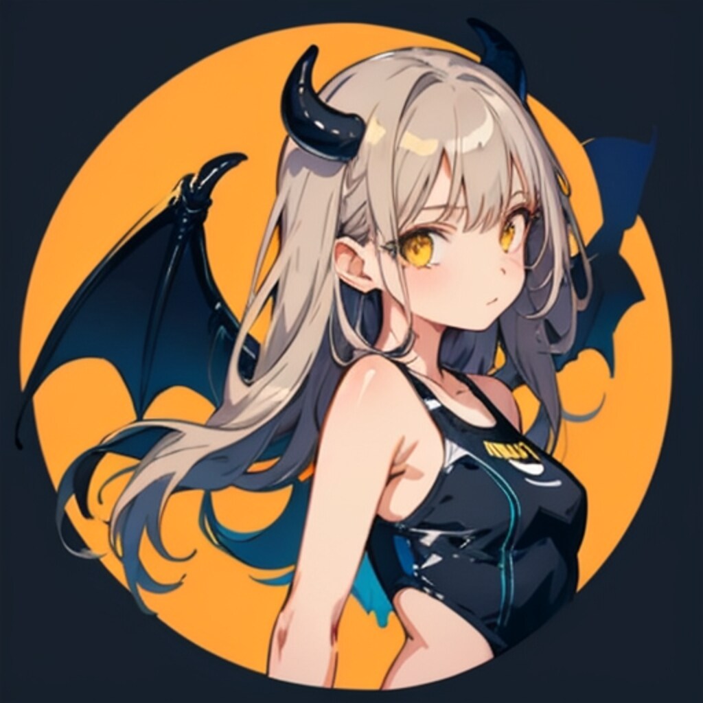 黒と黄色で悪魔っ子250606