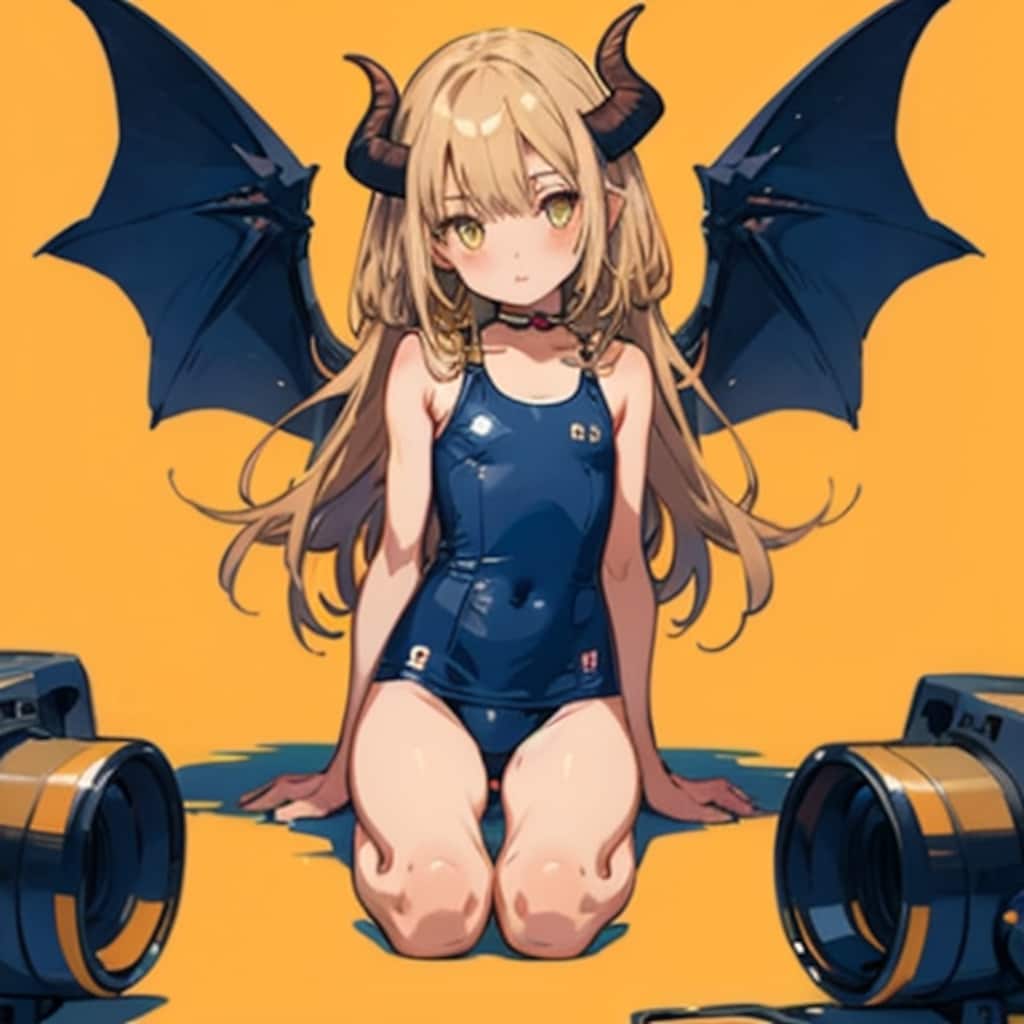 黒と黄色で悪魔っ子250606