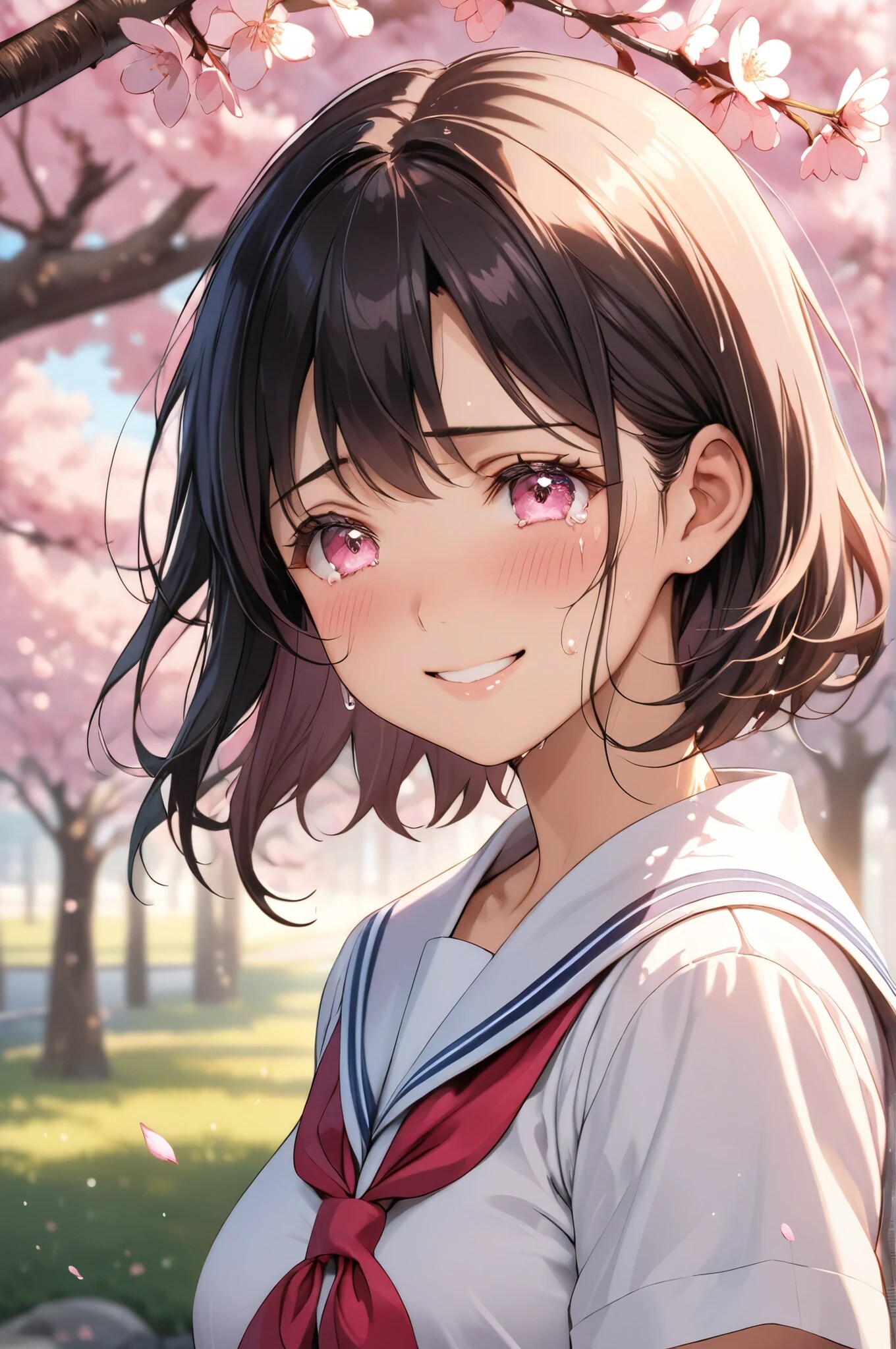 泣いちゃったね…