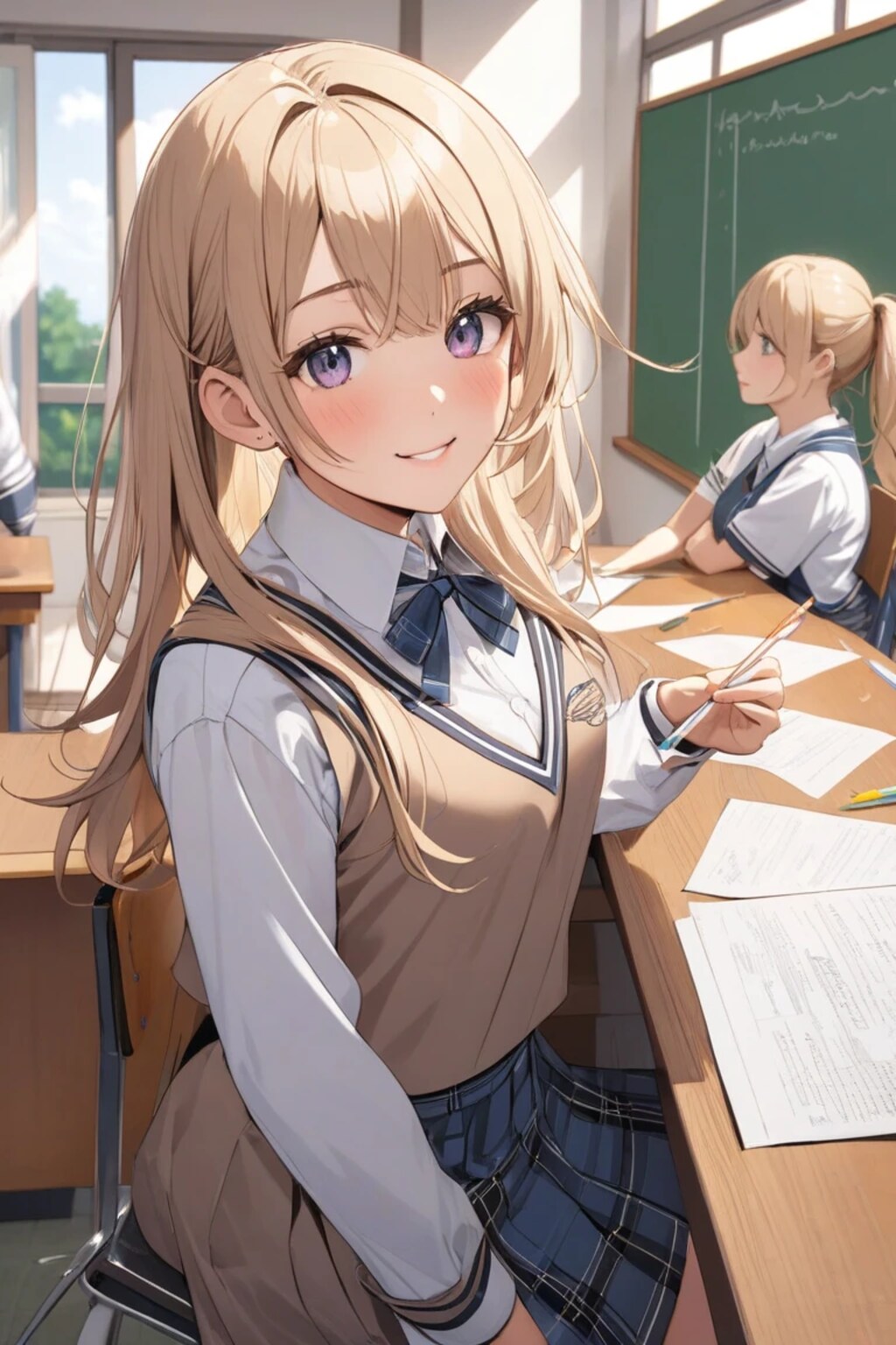 制服少女
