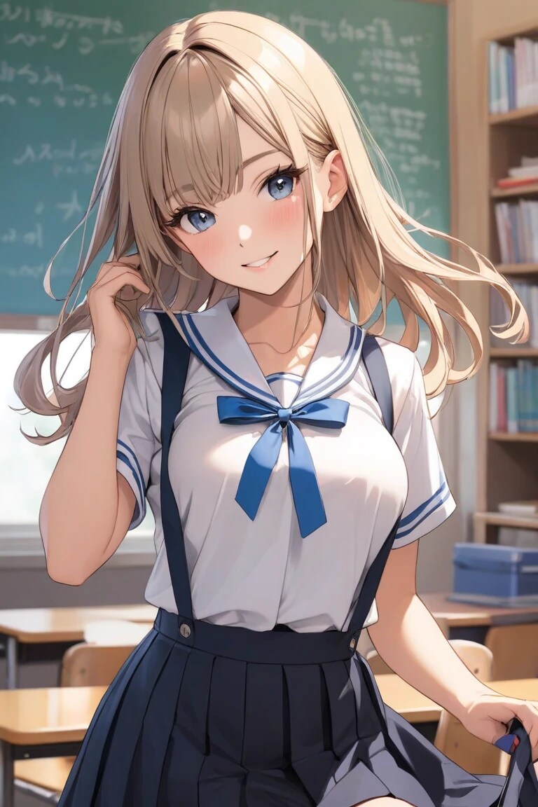 制服少女 | の人気AIイラスト・グラビア