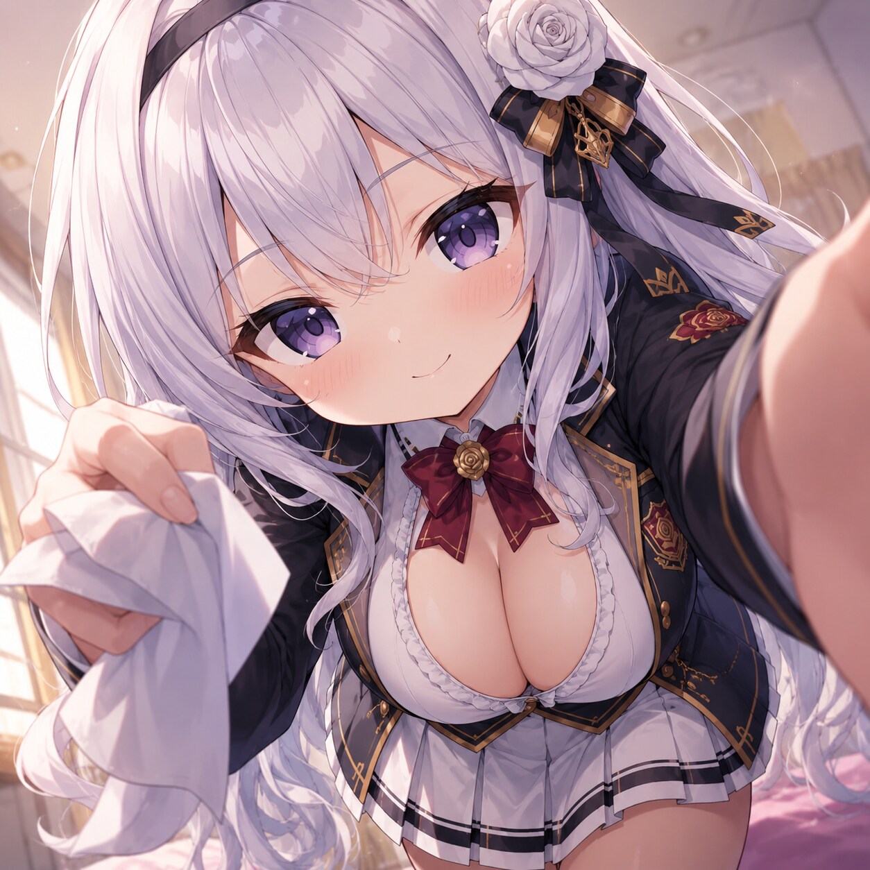 「じっとしててね……もう少しだから♪」