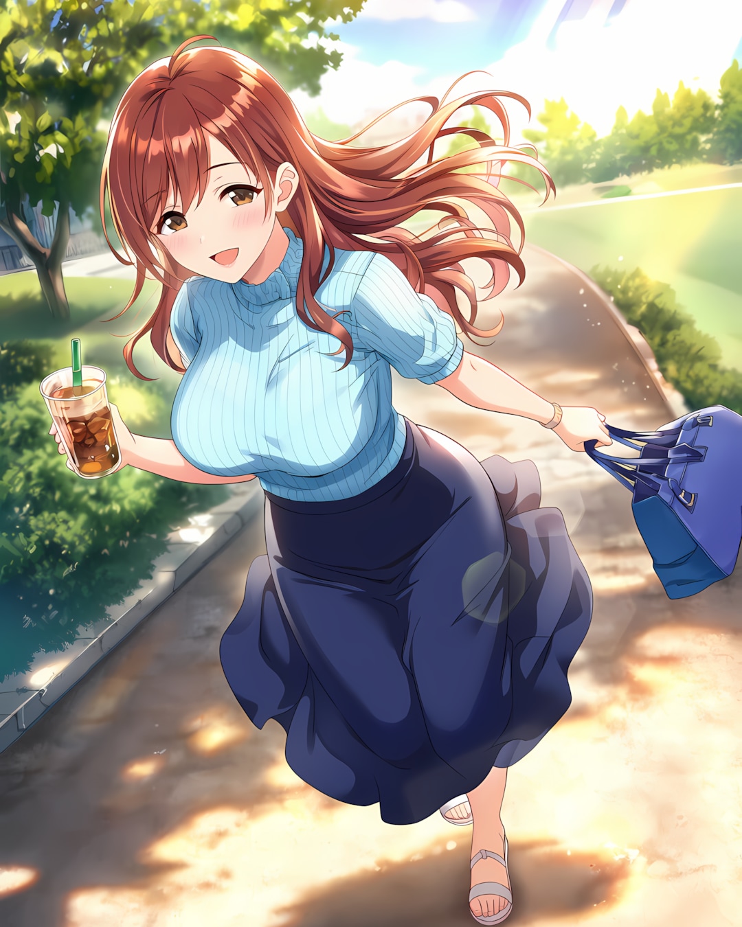 ☀️初夏のような陽気！ノノカと爽やかな朝の通勤🌿 | の人気AIイラスト・グラビア