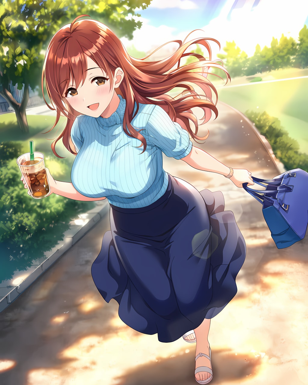 ☀️初夏のような陽気！ノノカと爽やかな朝の通勤🌿