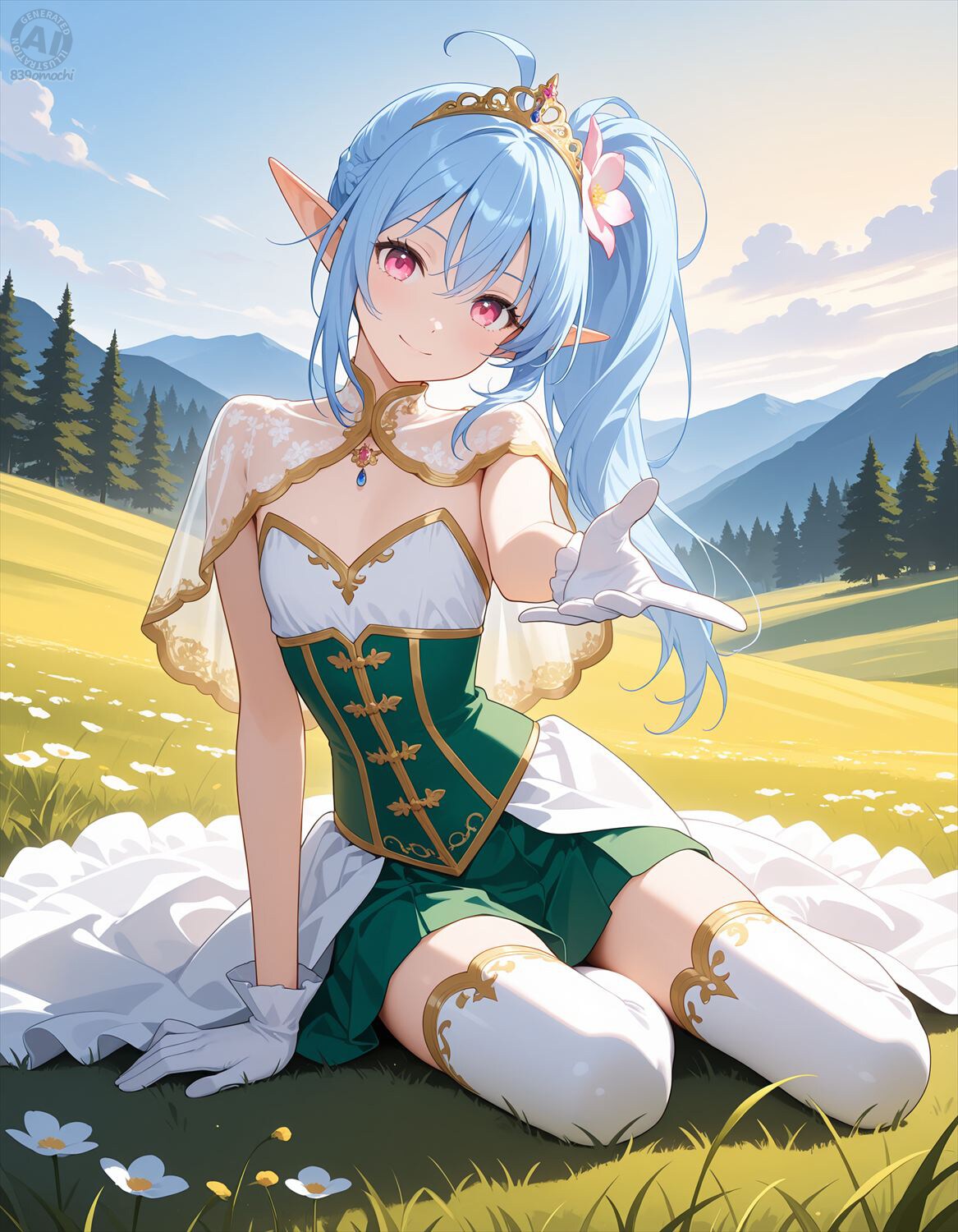 天気の良い日にエルフのお姫様と。