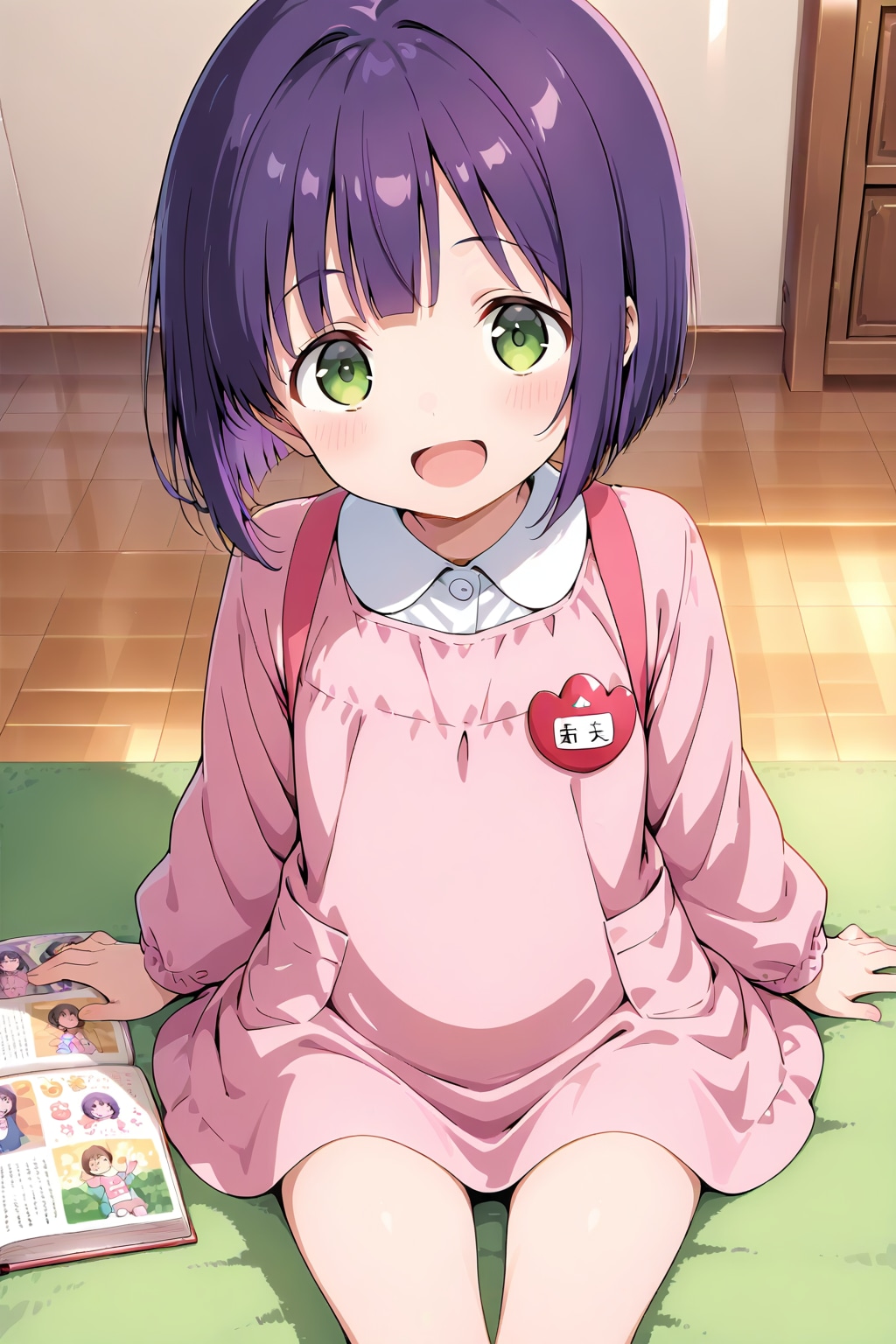 402 日焼けする前のひやけっこ(4さい)