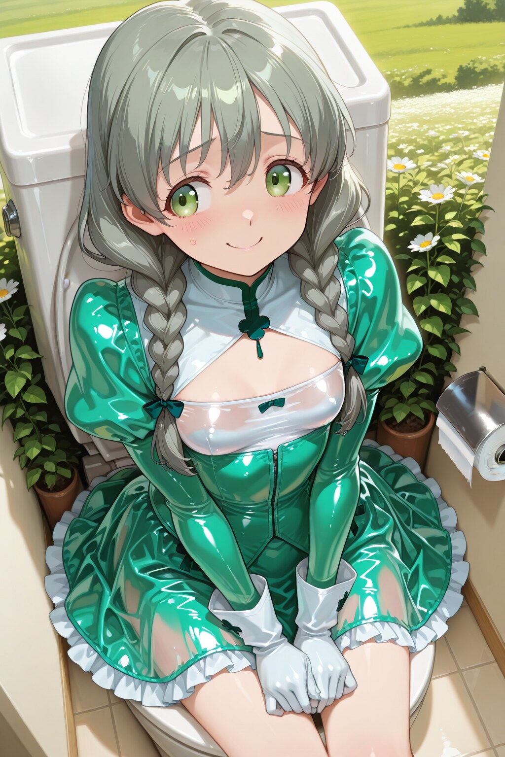 お花摘みに来たんですけど