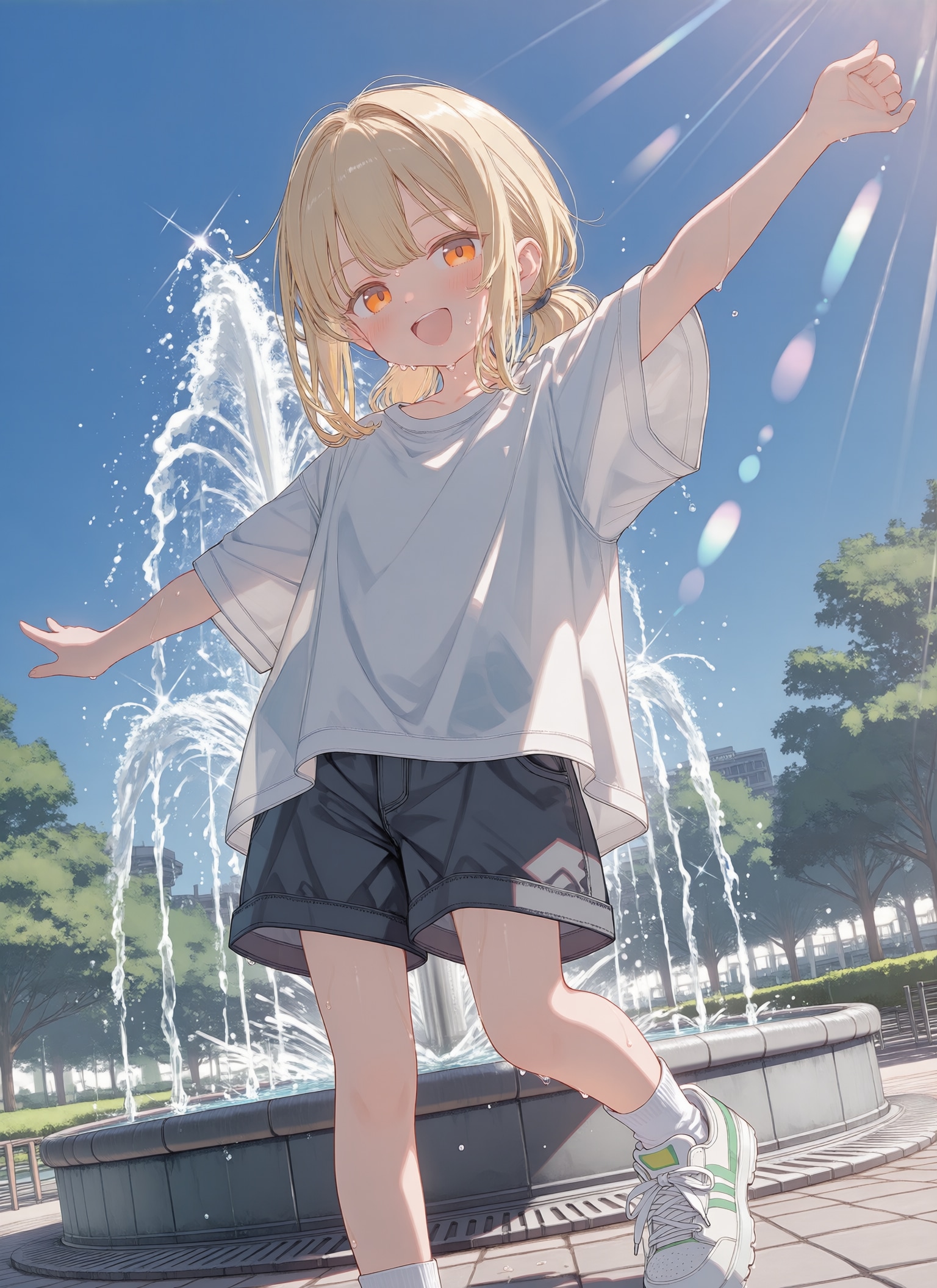 熱が夏い！