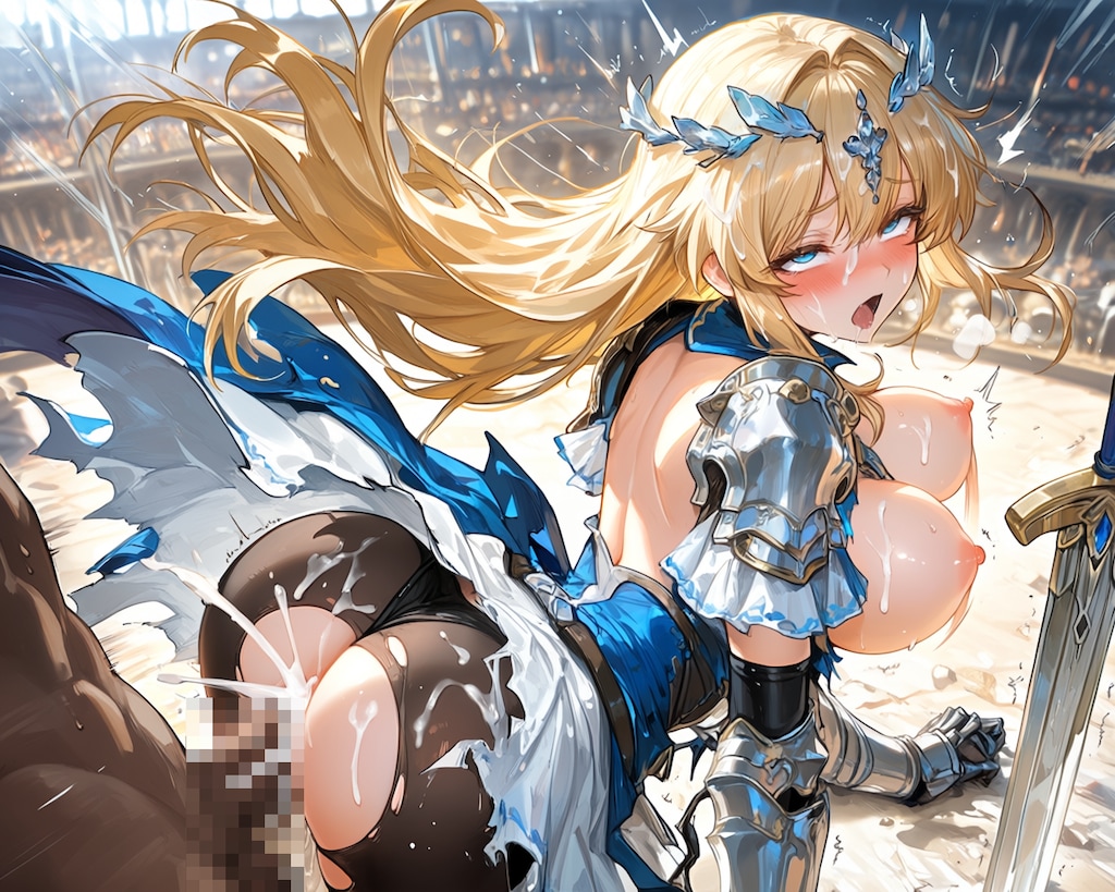 聖剣を抜いた姫騎士