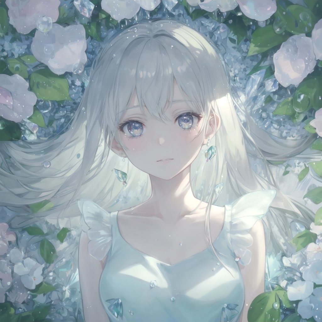 朝露と少女 | の人気AIイラスト・グラビア