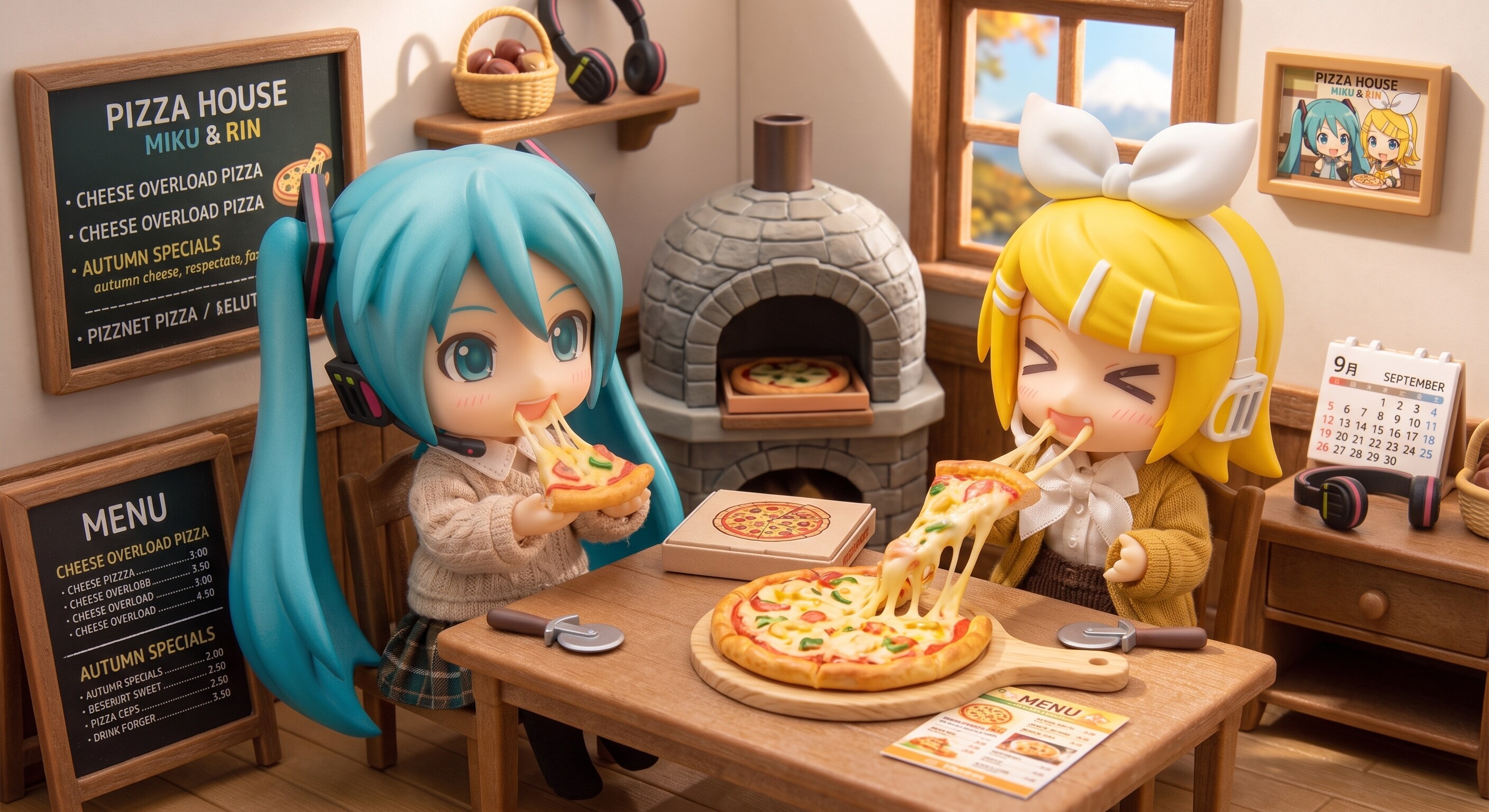 今日のお昼はピザです | の人気AIイラスト・グラビア