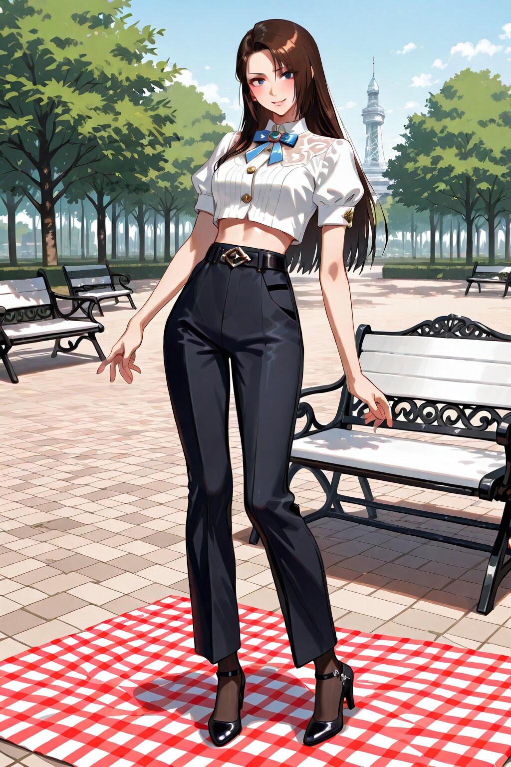かっこかわいい女子プロレスラー二階堂璃慧の代々木公園ピクニック